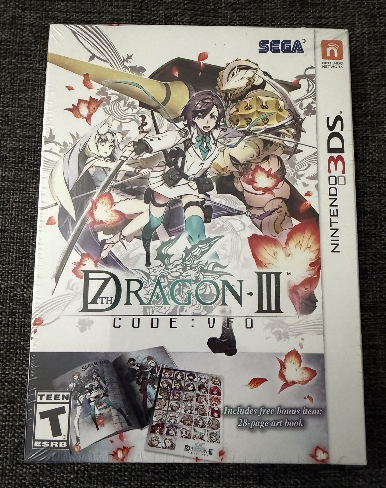 7th Dragon III Code: VFD with Art Book Nintendo 3DS Sega New Sealed