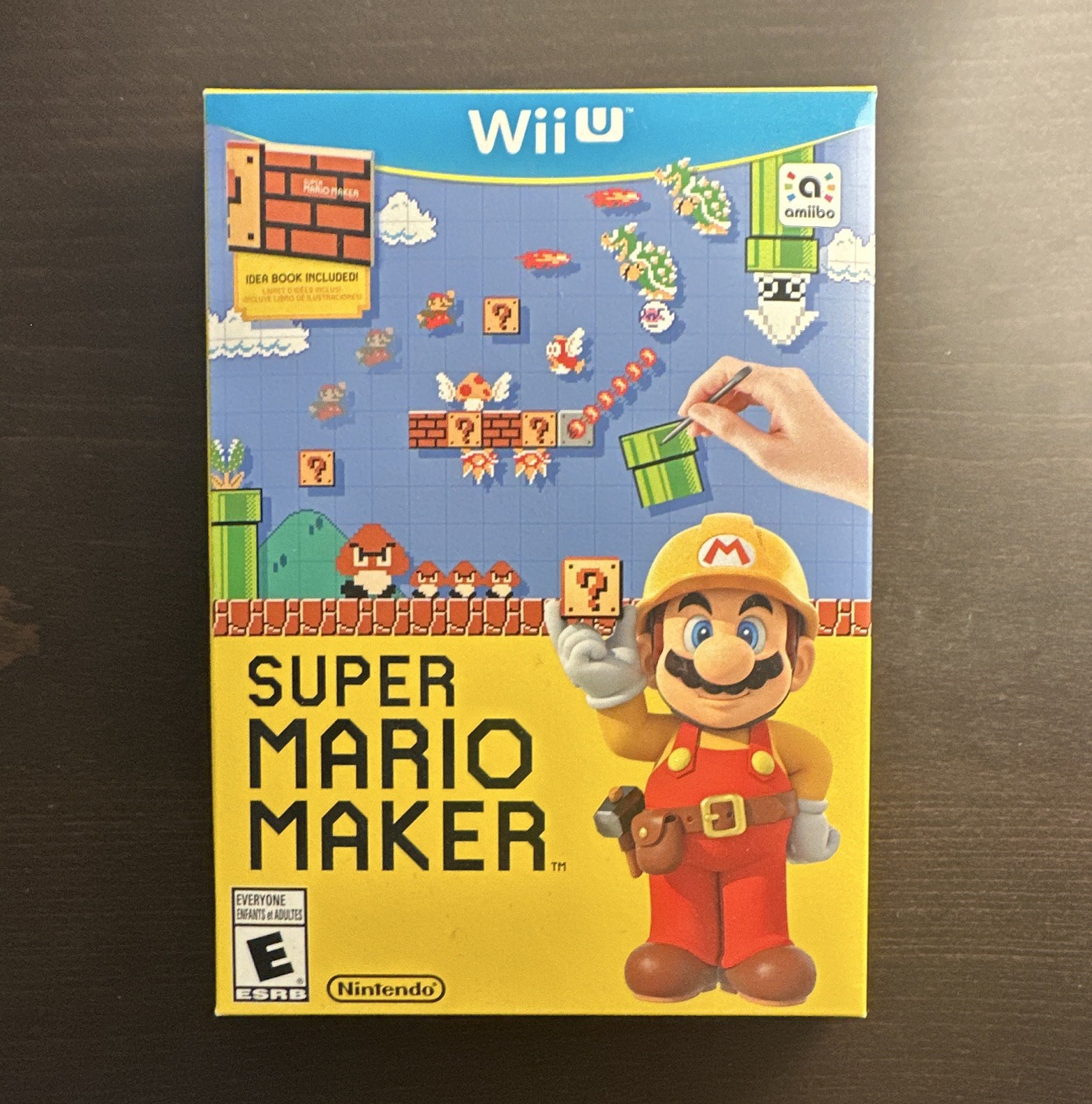 Nintendo Super Mario Maker Wii U CIB Booklet Included