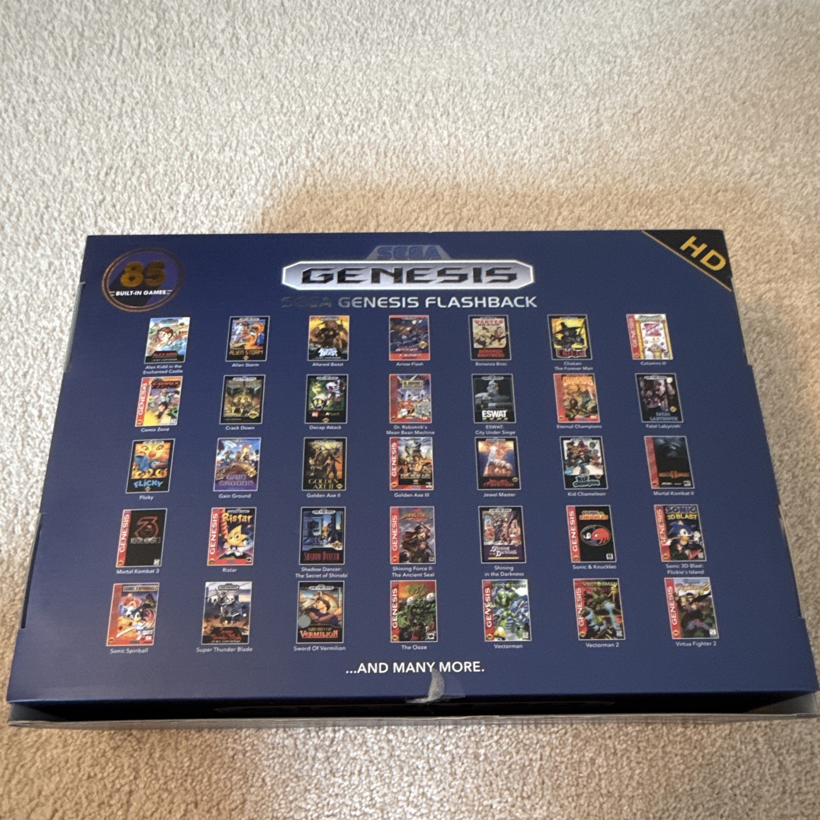 SEGA Sega Genesis Flashback HD 720p HDMI Console w/ 2 Wireless Controllers