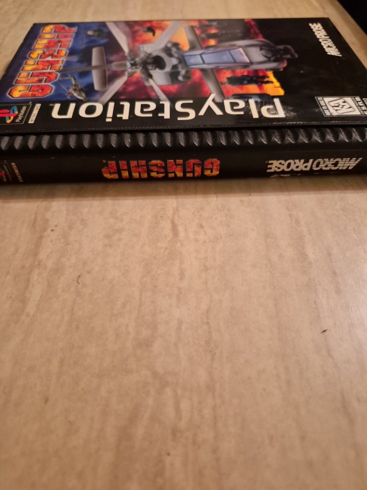 Gunship PS1 Long Box PlayStation 1 Complete CIB