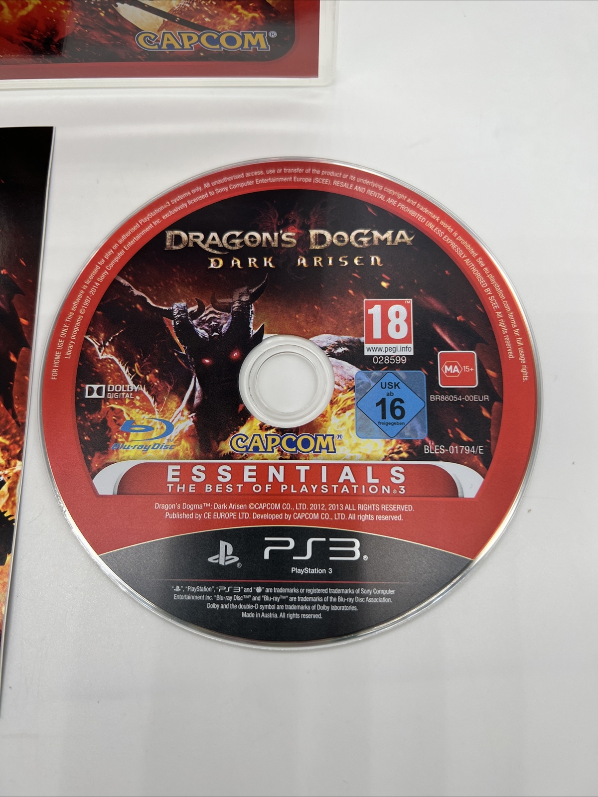 Dragon’s Dogma Dark Arisen PS3 PlayStation 3 Game R18+ Version Complete PAL T6