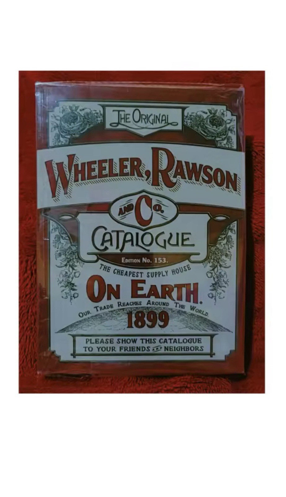RDR2 Wheeler Rawson Co Catalog Replica Red Dead Redemption 2 Book Gift Arthur M.