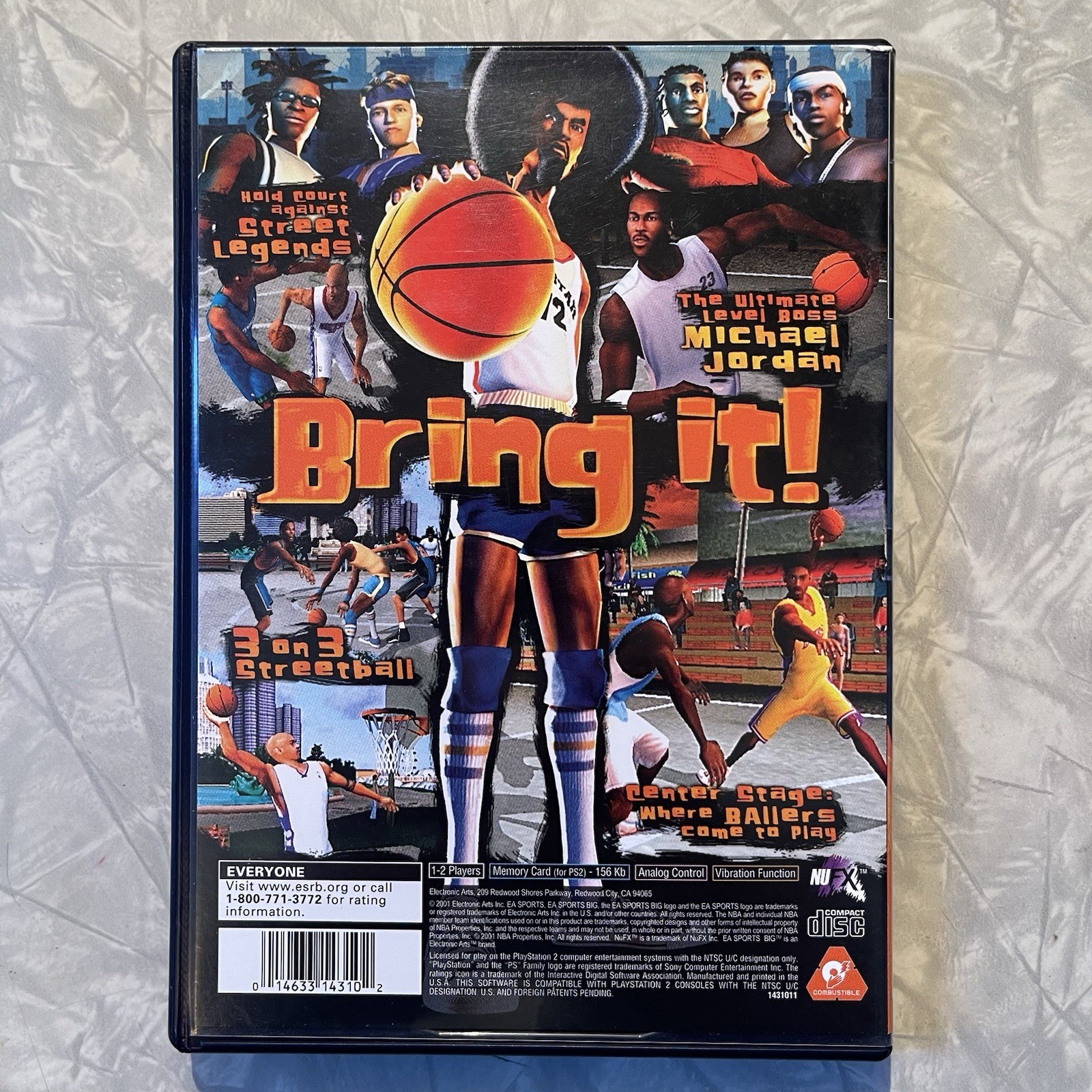 NBA Street PS2 Sony PlayStation 2 CIB + Manual EA Sports Big