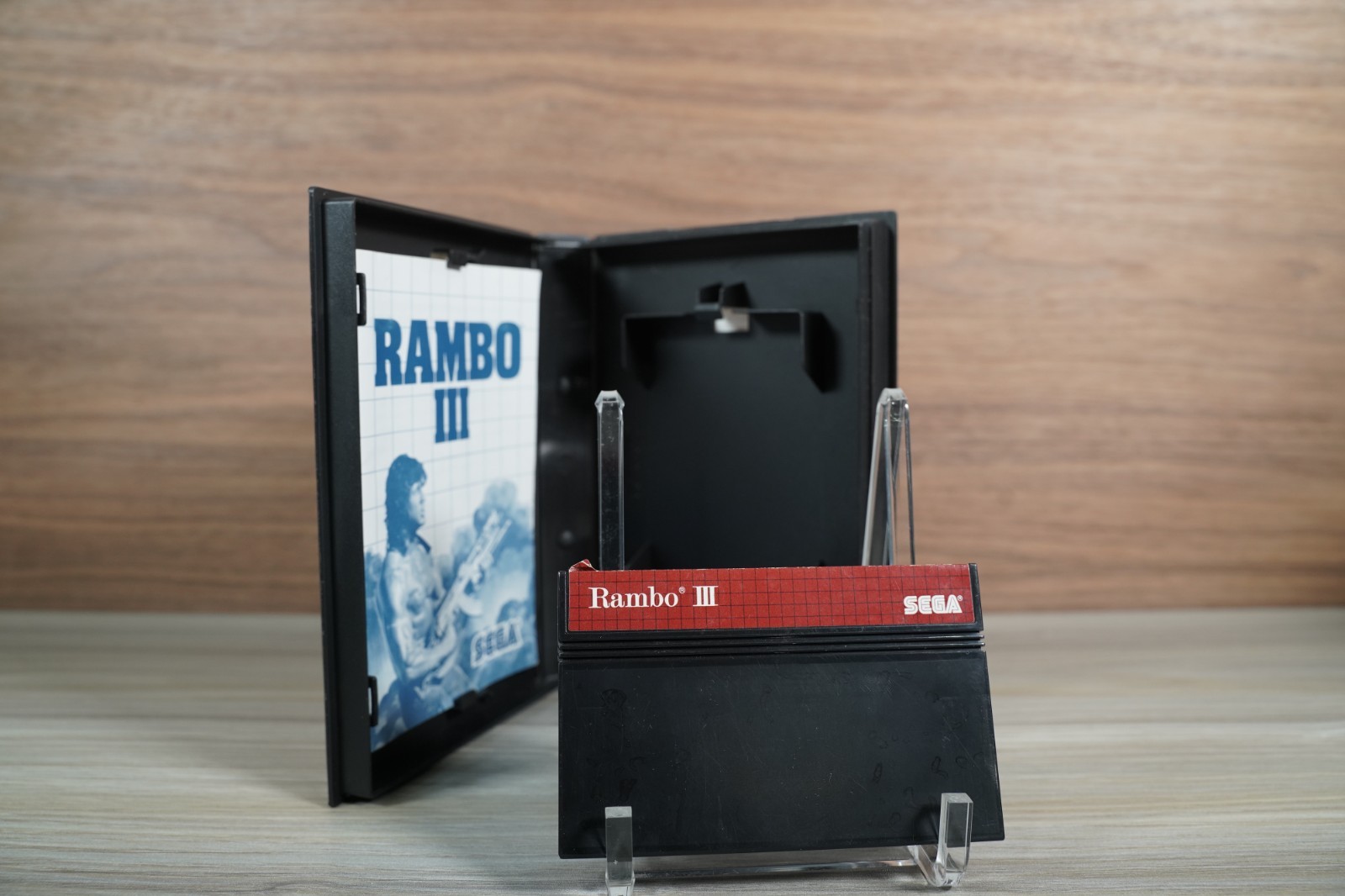 Rambo III (Sega Master System, 1988) CIB Complete w/ Manual Tested & Works