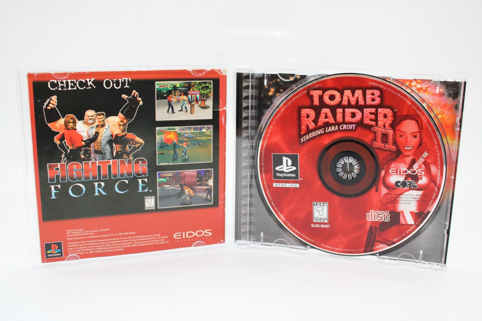 Refurbished PS1 Tomb Raider II 2 Complete CIB + Reg Card Cosmetic Wear Booklet