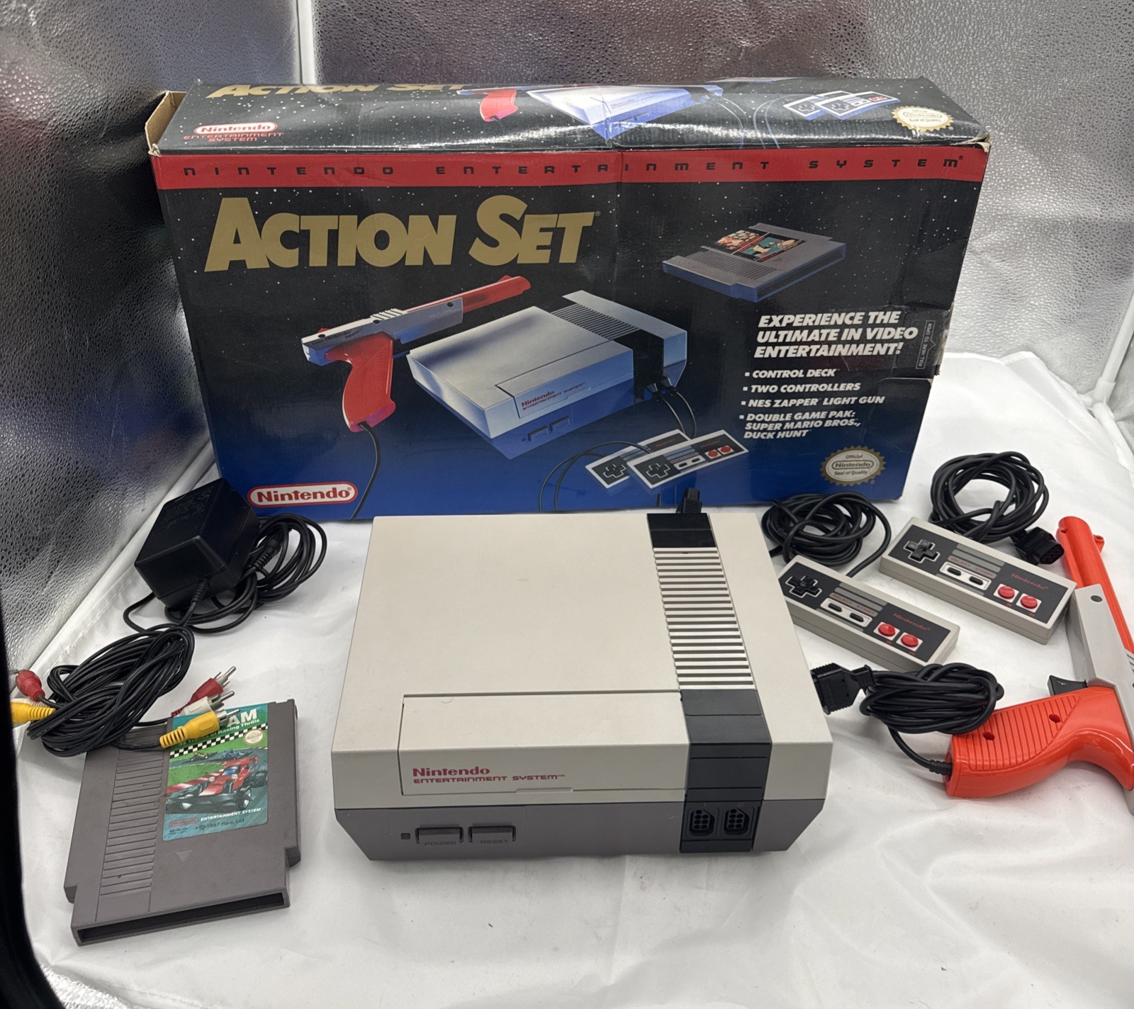 Nintendo NES Action Set console Boxed Mint Condition
