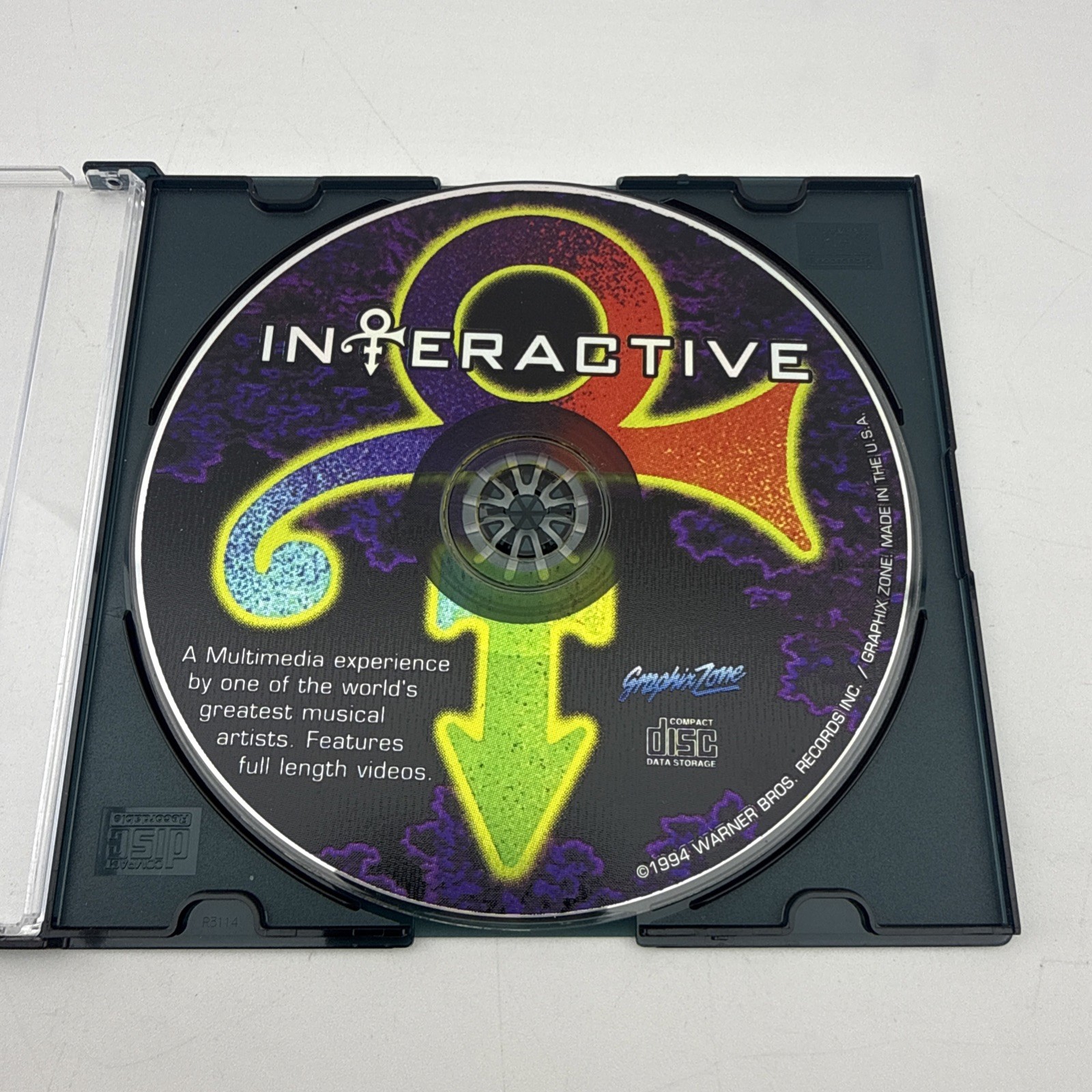 Prince Interactive CD-ROM PC Game 1994 Warner Bros Records USA