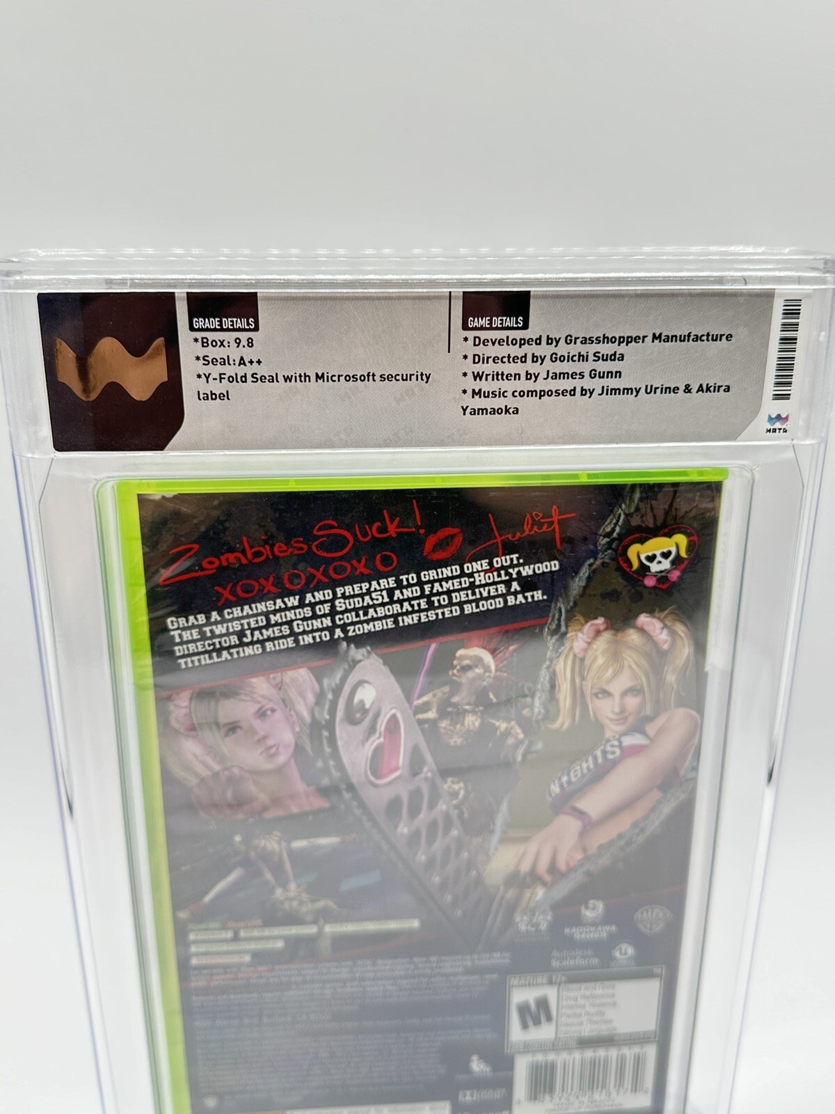 Lollipop Chainsaw for Xbox 360- Factory SEALED WATA 9.8 A++