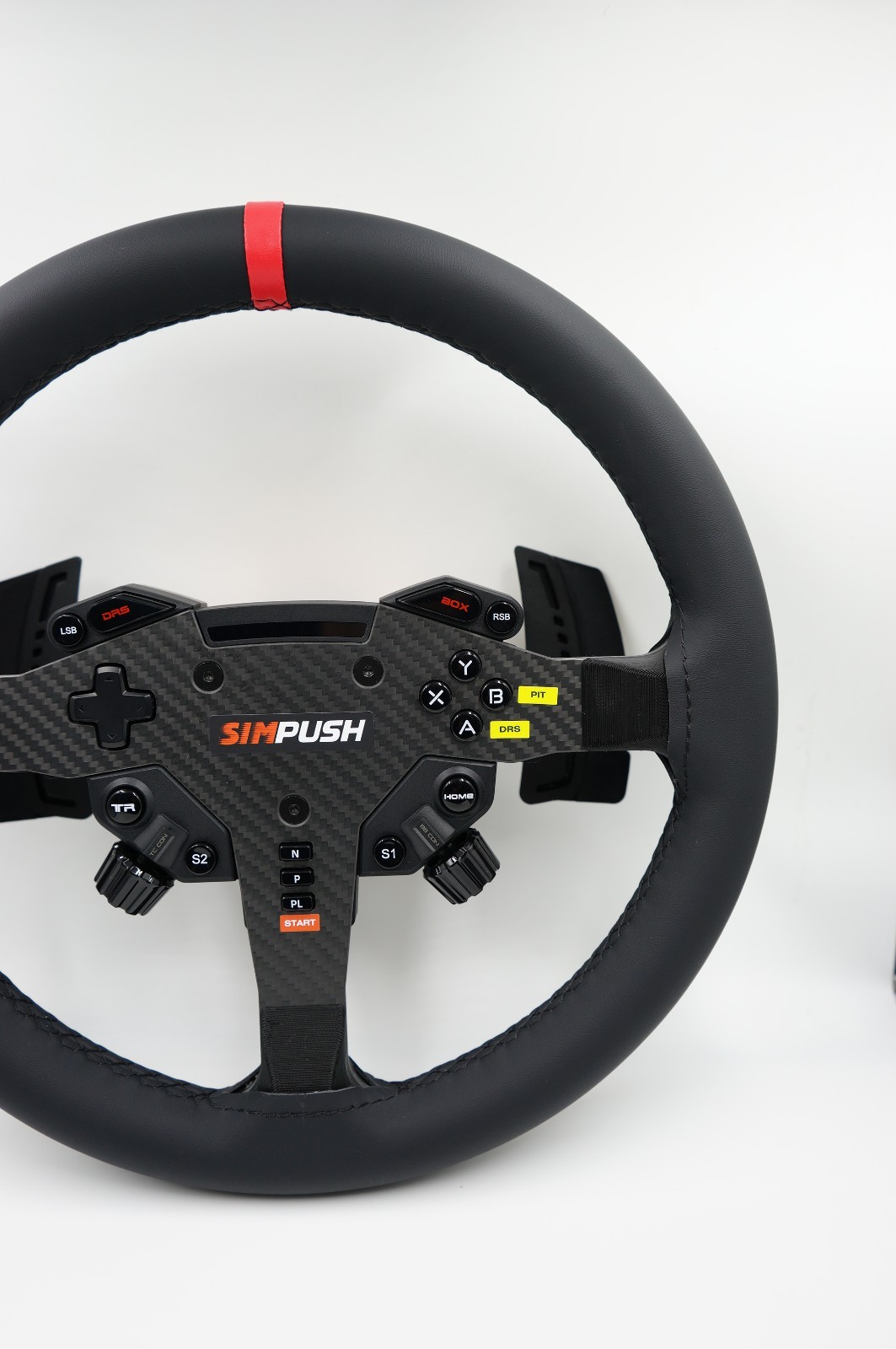 SIMPUSH 13inchs 33cm steering wheel For PXN VD4 Bundle VD6 Bundle WAS Wheel