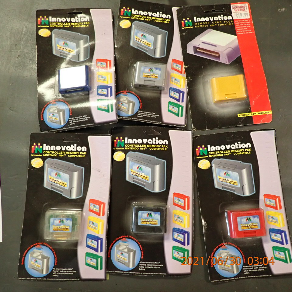 1 NEW 256K Color MEMORY CARD FOR NINTENDO 64 N64 Pak Expansion