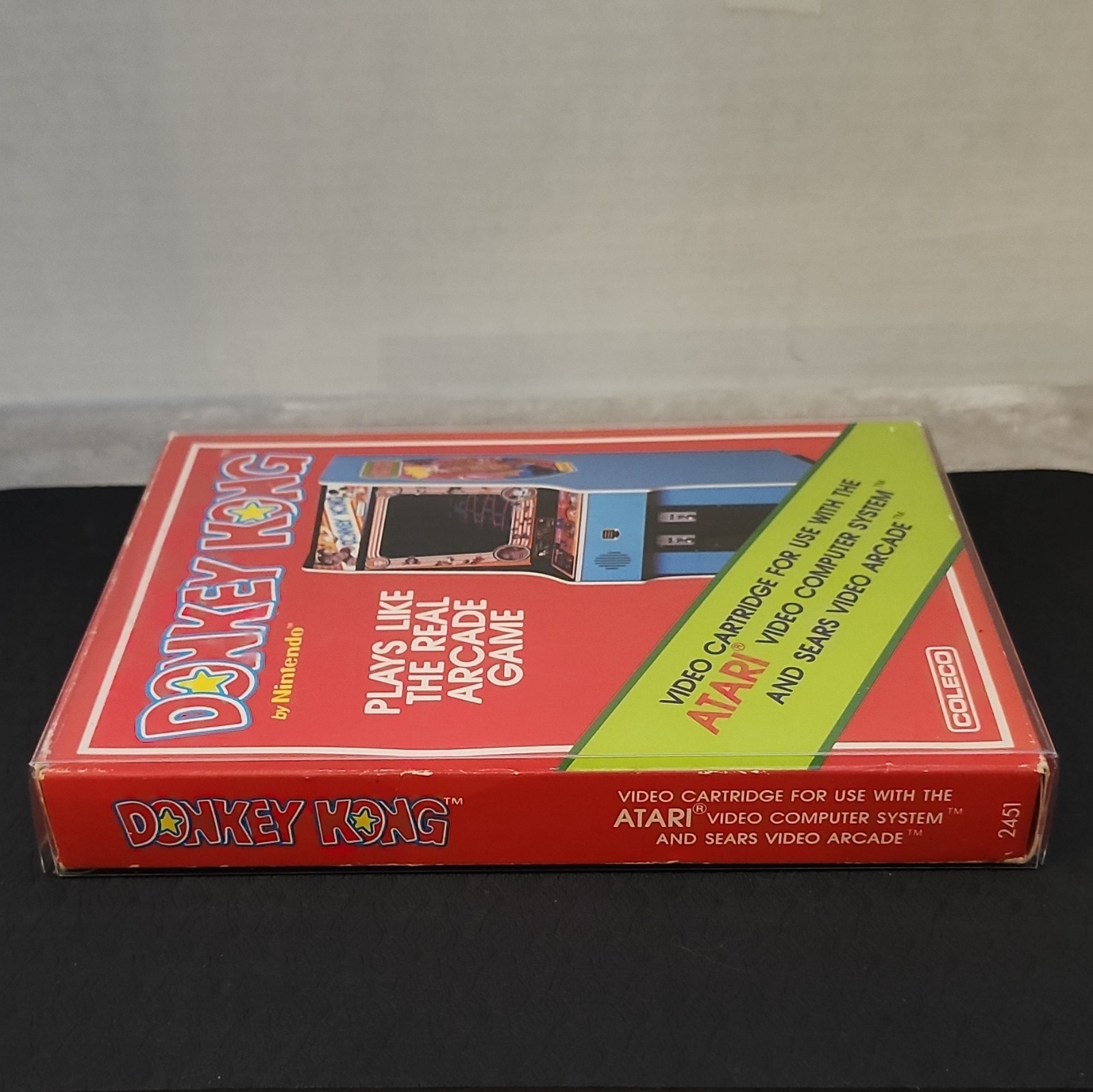 Coleco Donkey Kong Cartridge Case w/ Box for Atari 2600 1982 Never Opened