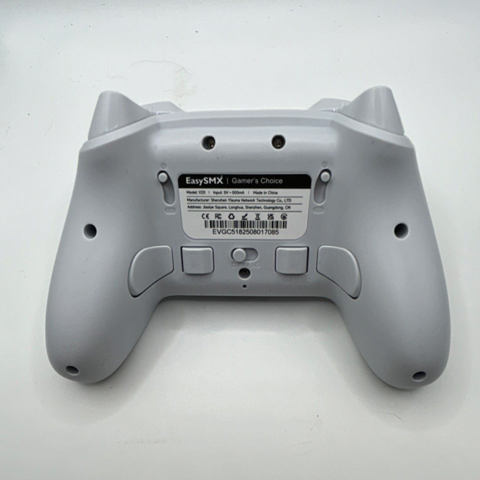 EasySMX X20 Wireless Controller Multi-platform White Gray for Switch/PC/iOS
