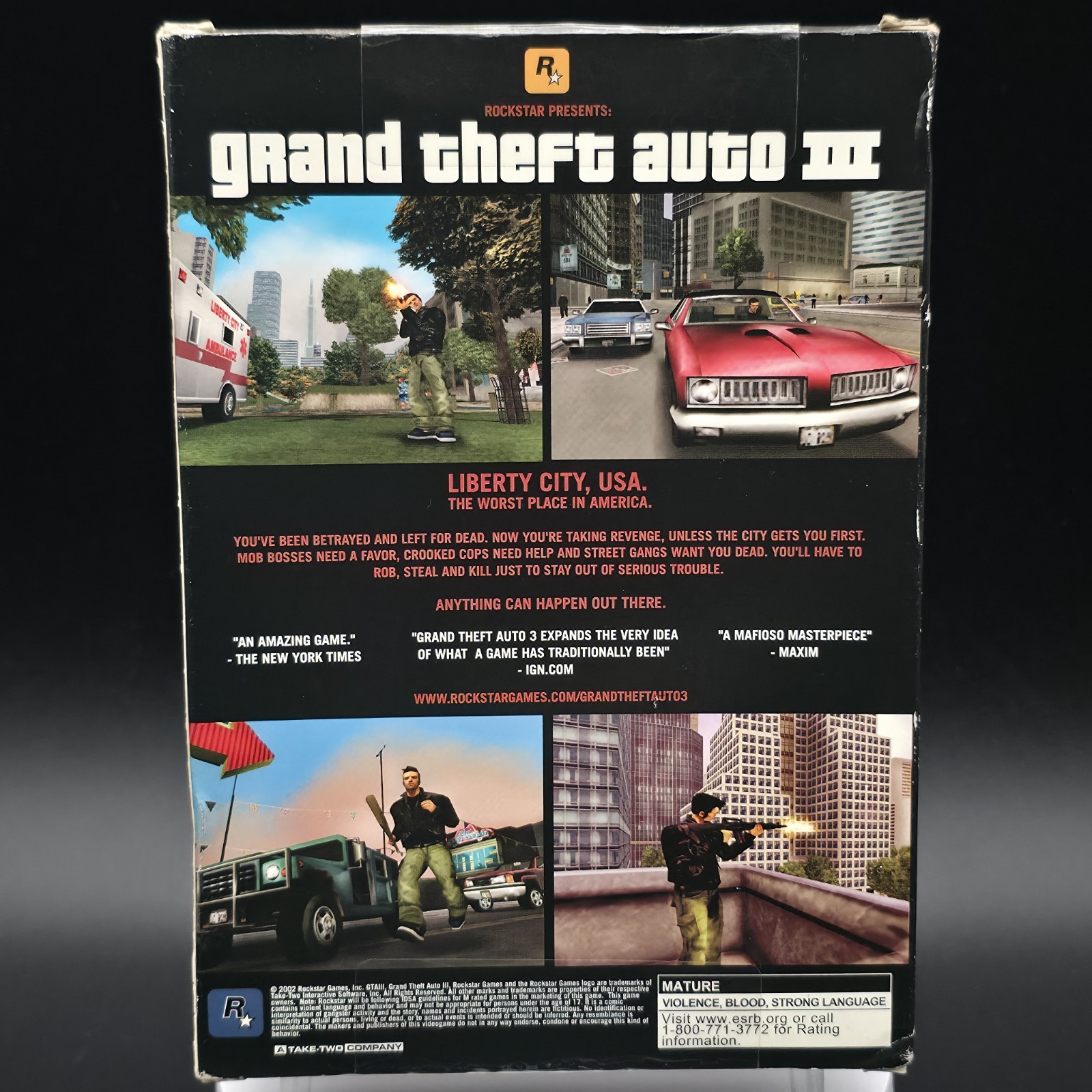 Grand Theft Auto III, 2002, Small Box, New & Sealed