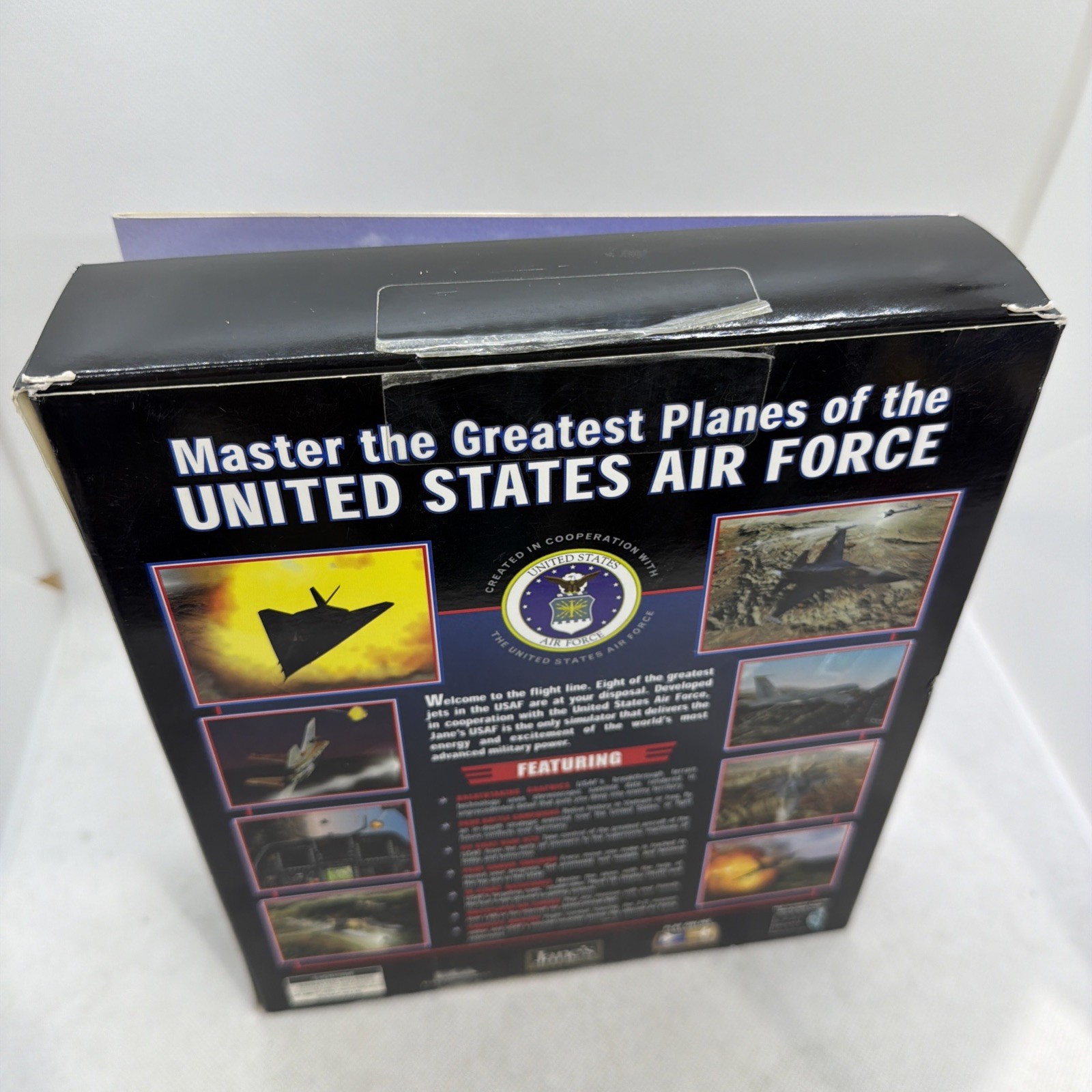 Jane’s USAF United States Air Force Combat simulations PC CD Big Box Complete