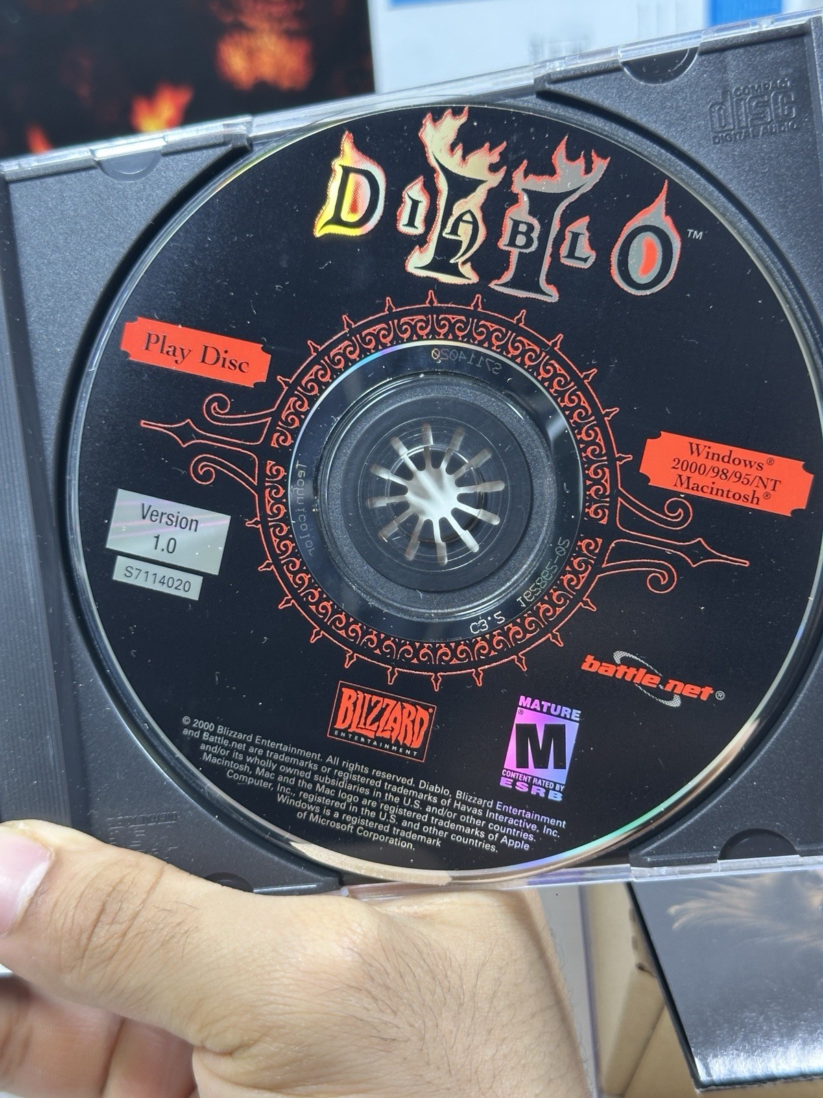 Diablo 2 and Lord of Destruction Expansion Box PC ROM Video Games Complete