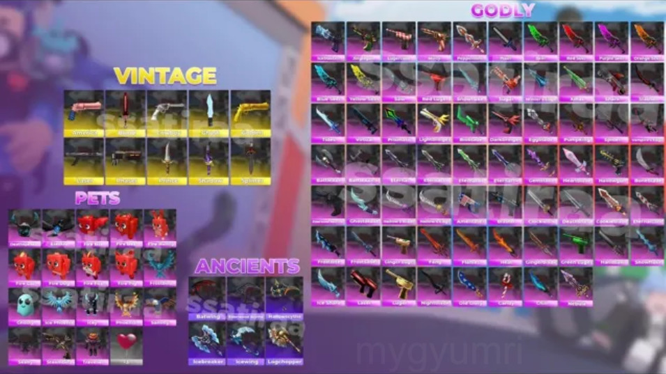 ROBLOX MM2 100+ GODLYS!!!