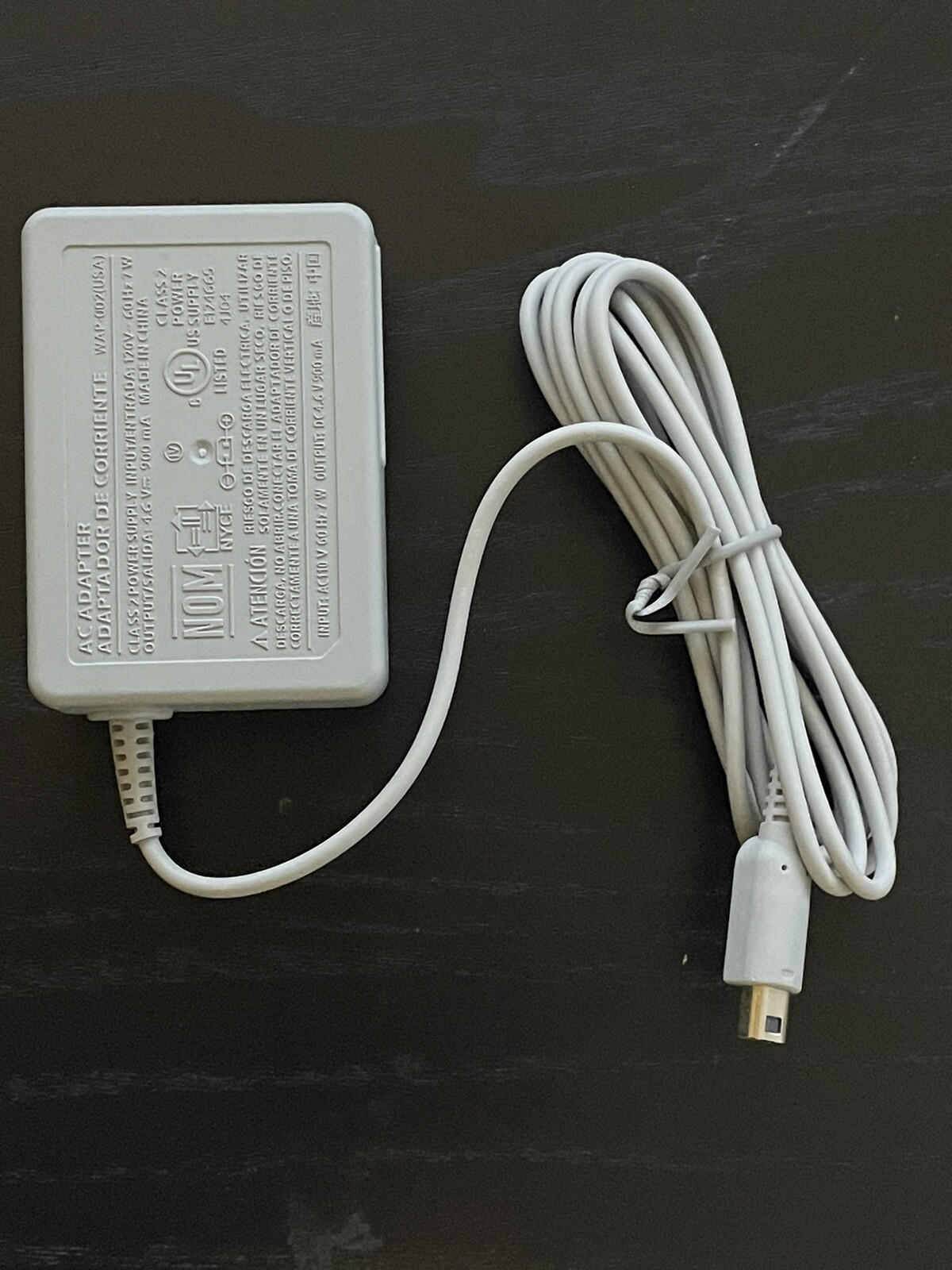 ORIGINAL NINTENDO 3DSXL NDSi DSi XL 3DS 3DS XL WALL CHARGER/AC ADAPTER BULK PACK