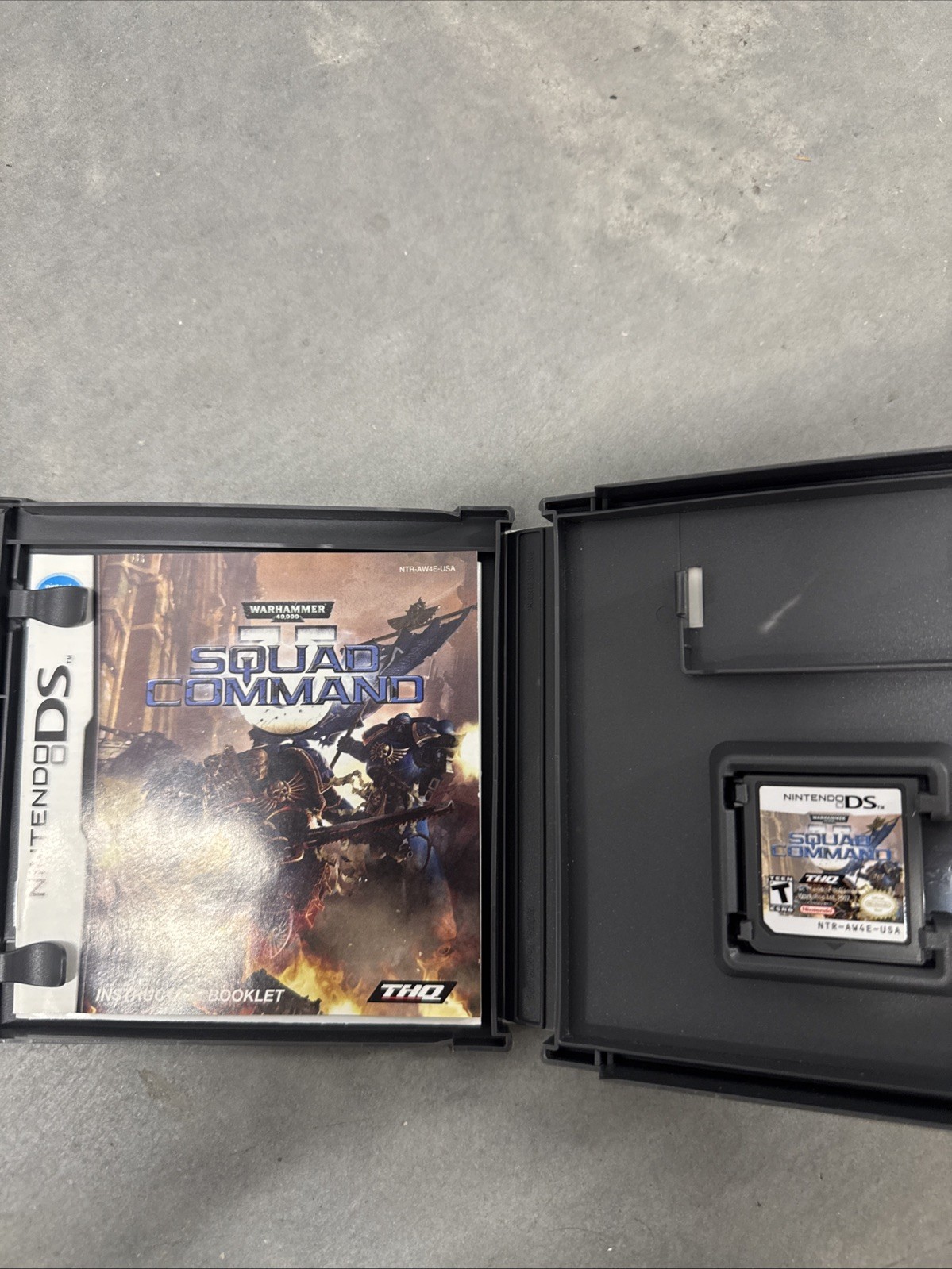 Warhammer 40K Squad Command Nintendo DS with manual