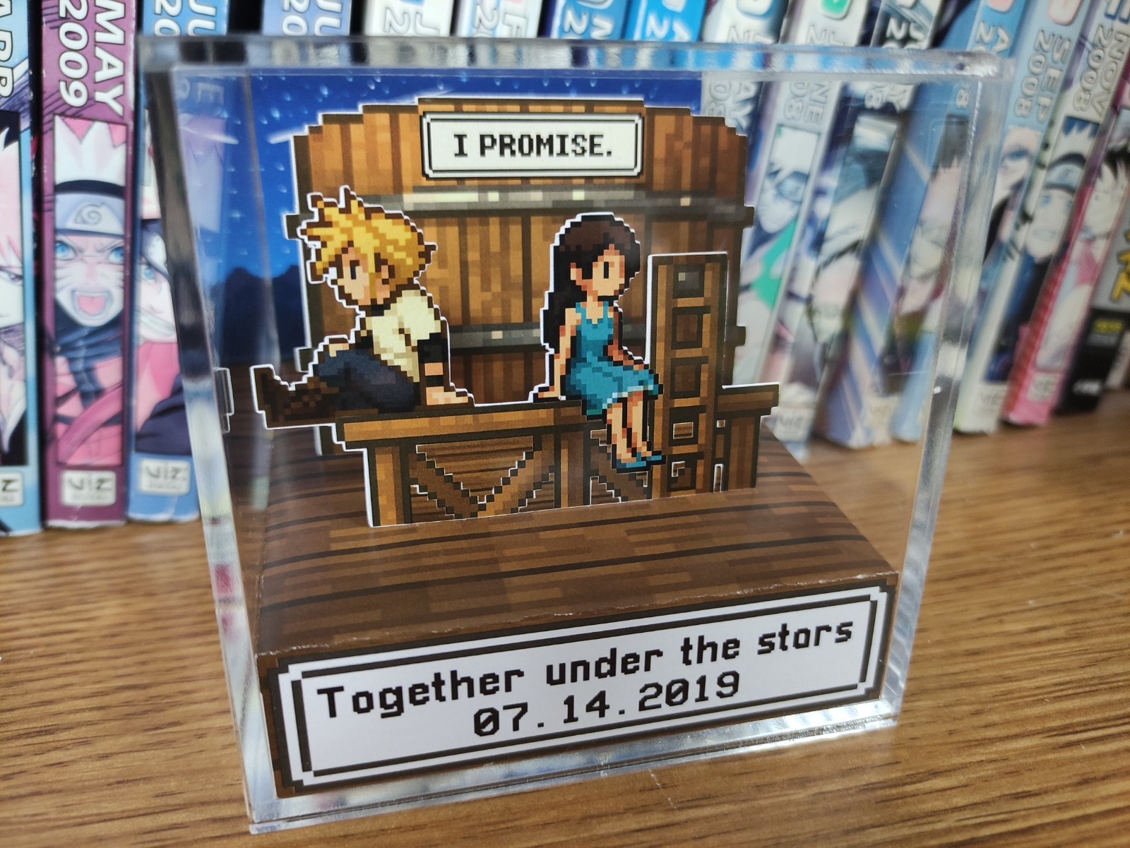 Final Fantasy Cloud Tifa Anniversary CLOTI Diorama Cube – Water Tower Fan Art