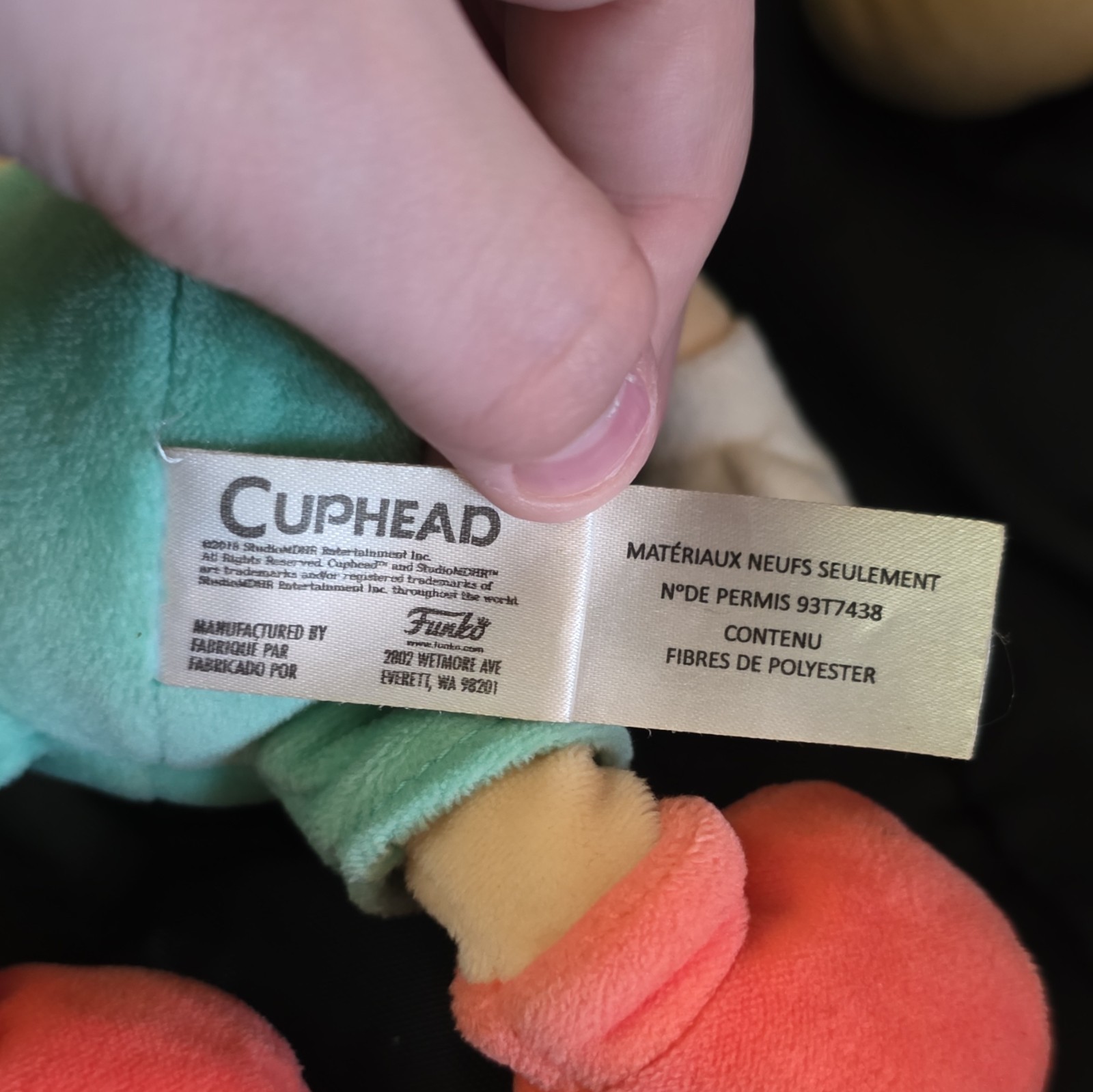 Funko Cuphead Plush Lot w/ Cuphead Mugman