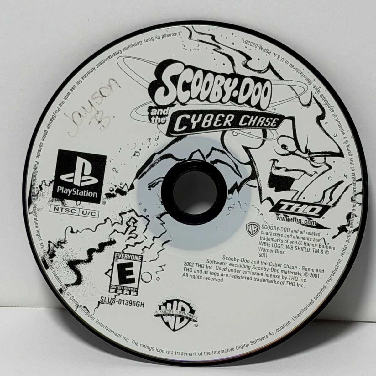 Sony PS1 Video Game Scooby-Doo Cyber Chase Adventure NTSC TESTED Disc Only