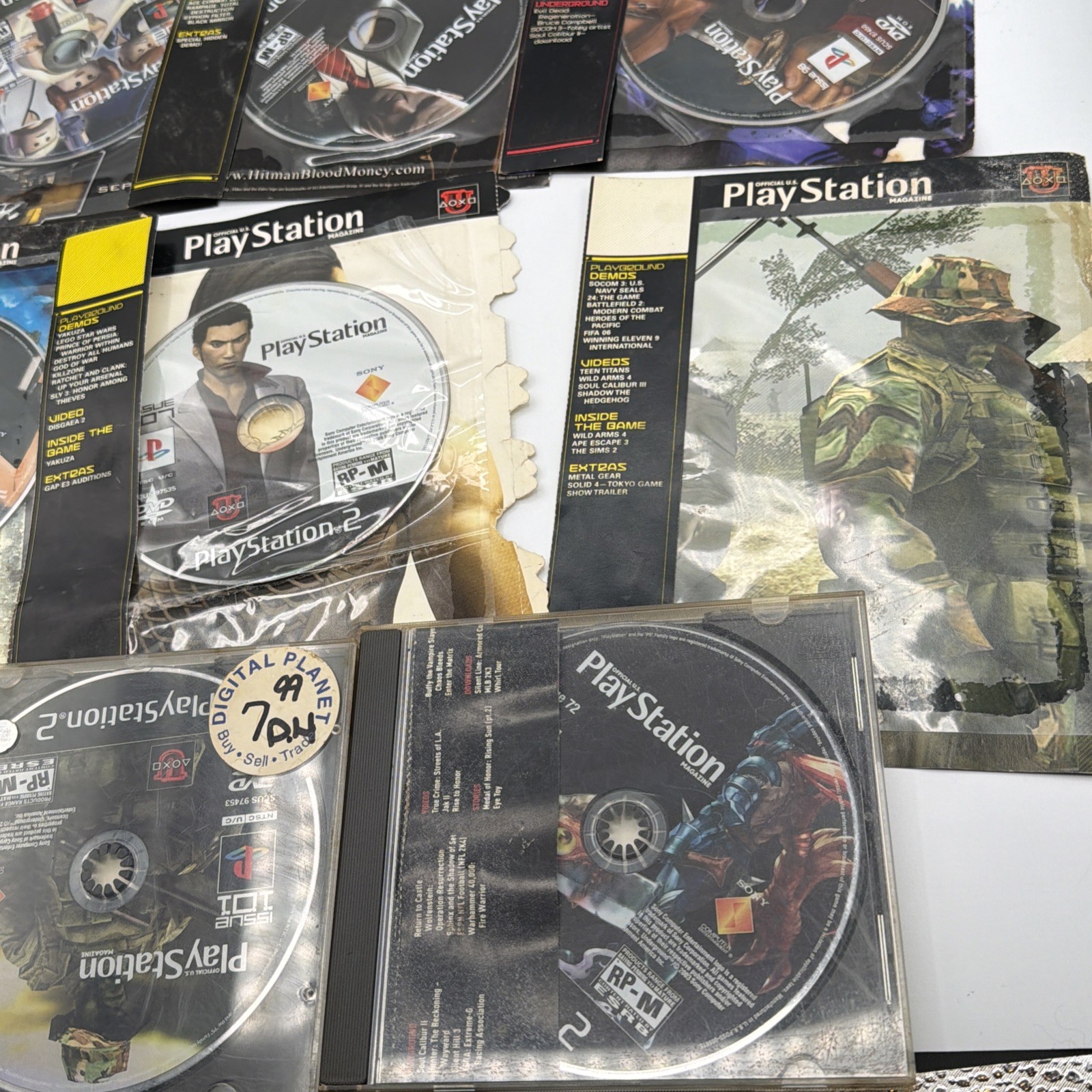 Lot Of 31 PlayStation 2 PS1 Playstation Magazine Demo Discs AS IS Untested Demo