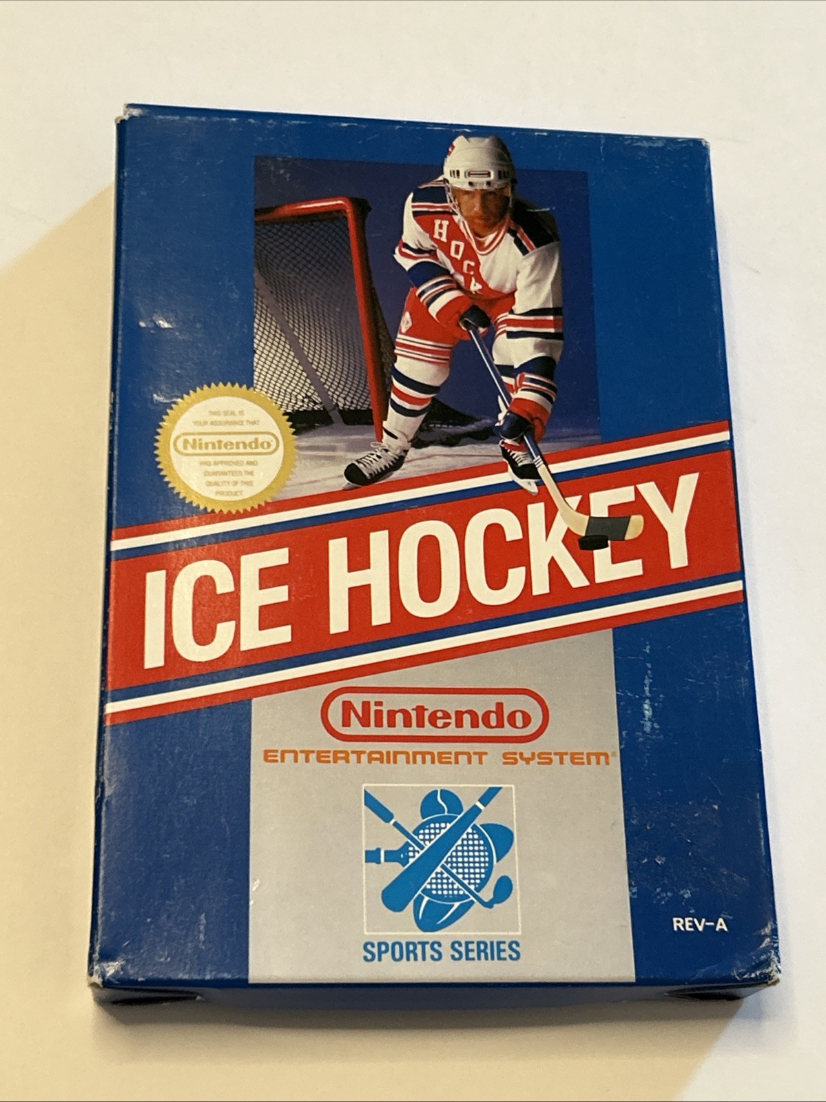 Ice Hockey – Nintendo NES (1988) – Complete in Box (CIB)