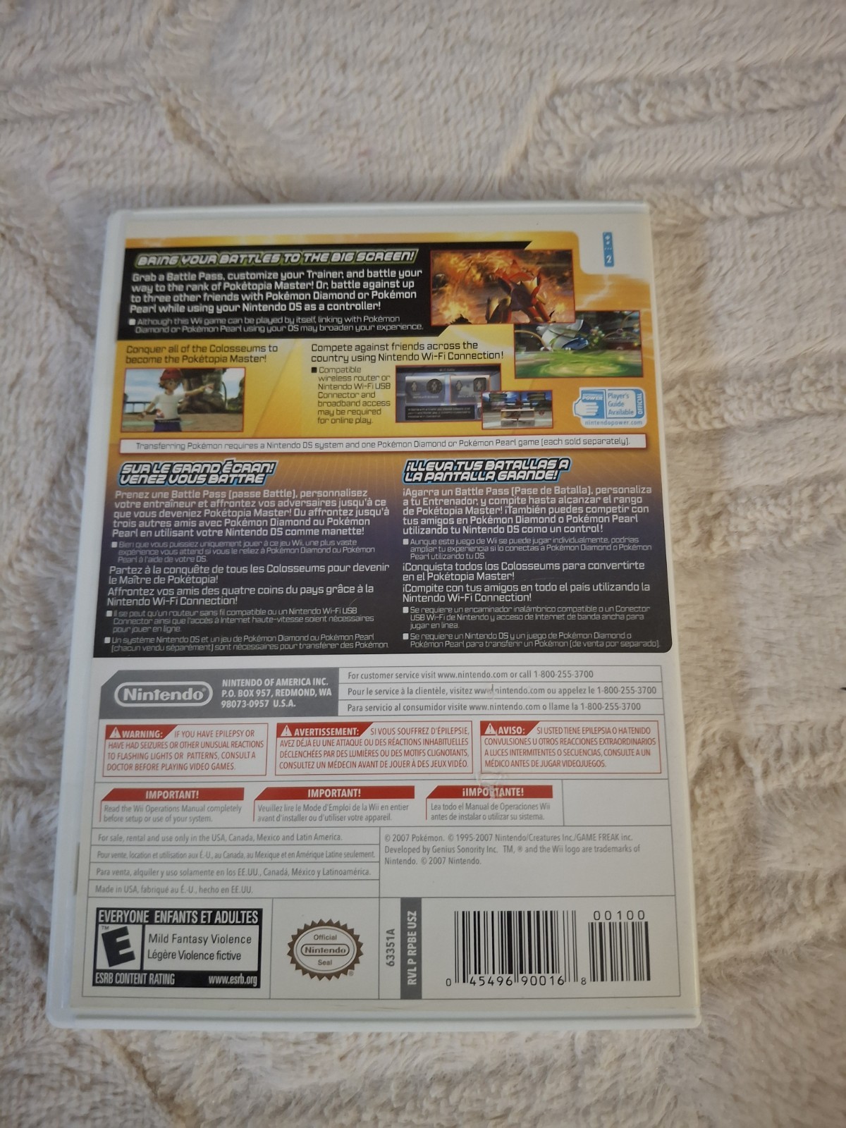 Nintendo Pokémon Battle Revolution Wii NTSC-U/C (US/Canada) 2007
