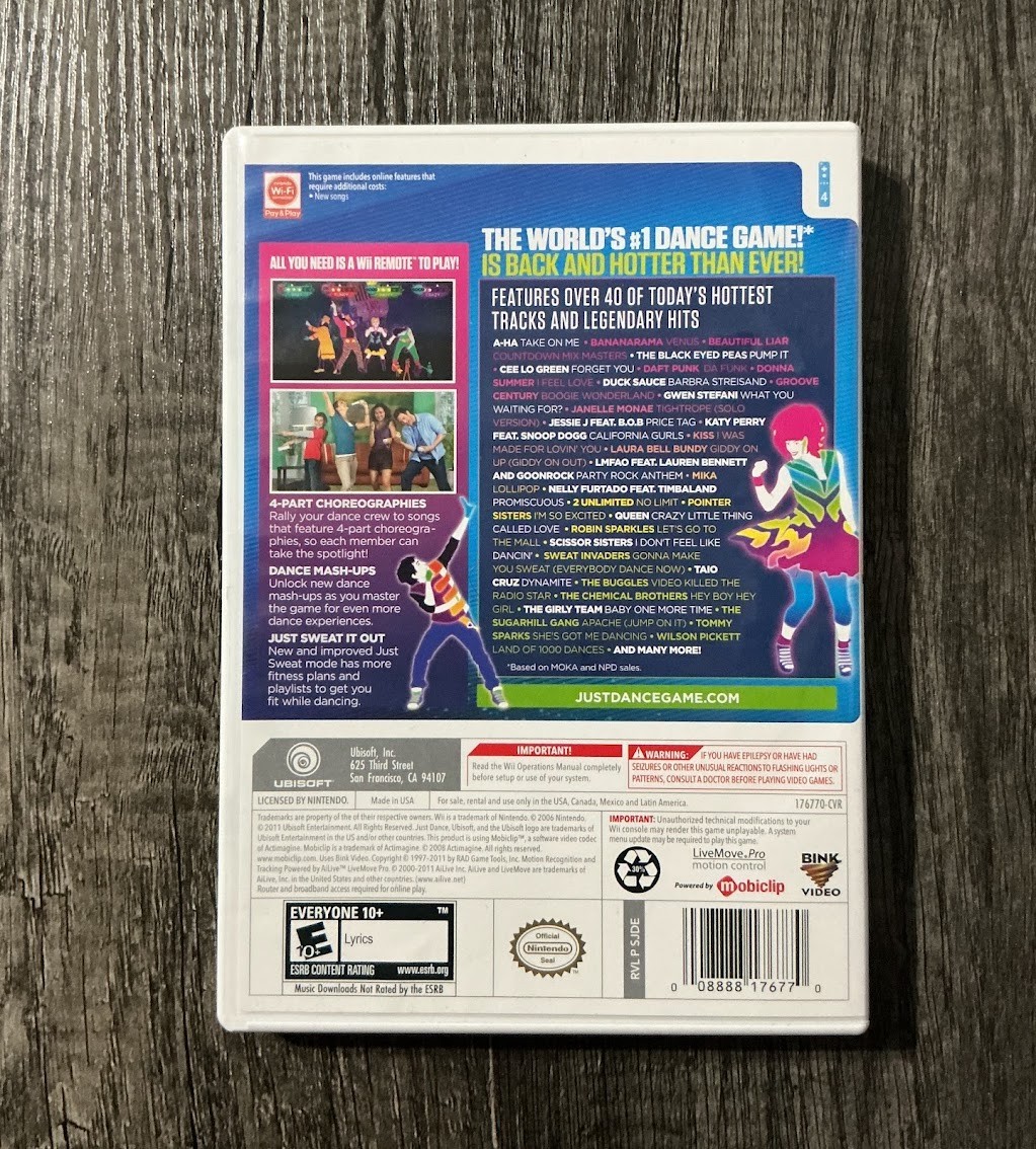 Just Dance 3 (Nintendo Wii, 2011) Complete in Box Tested & Working!