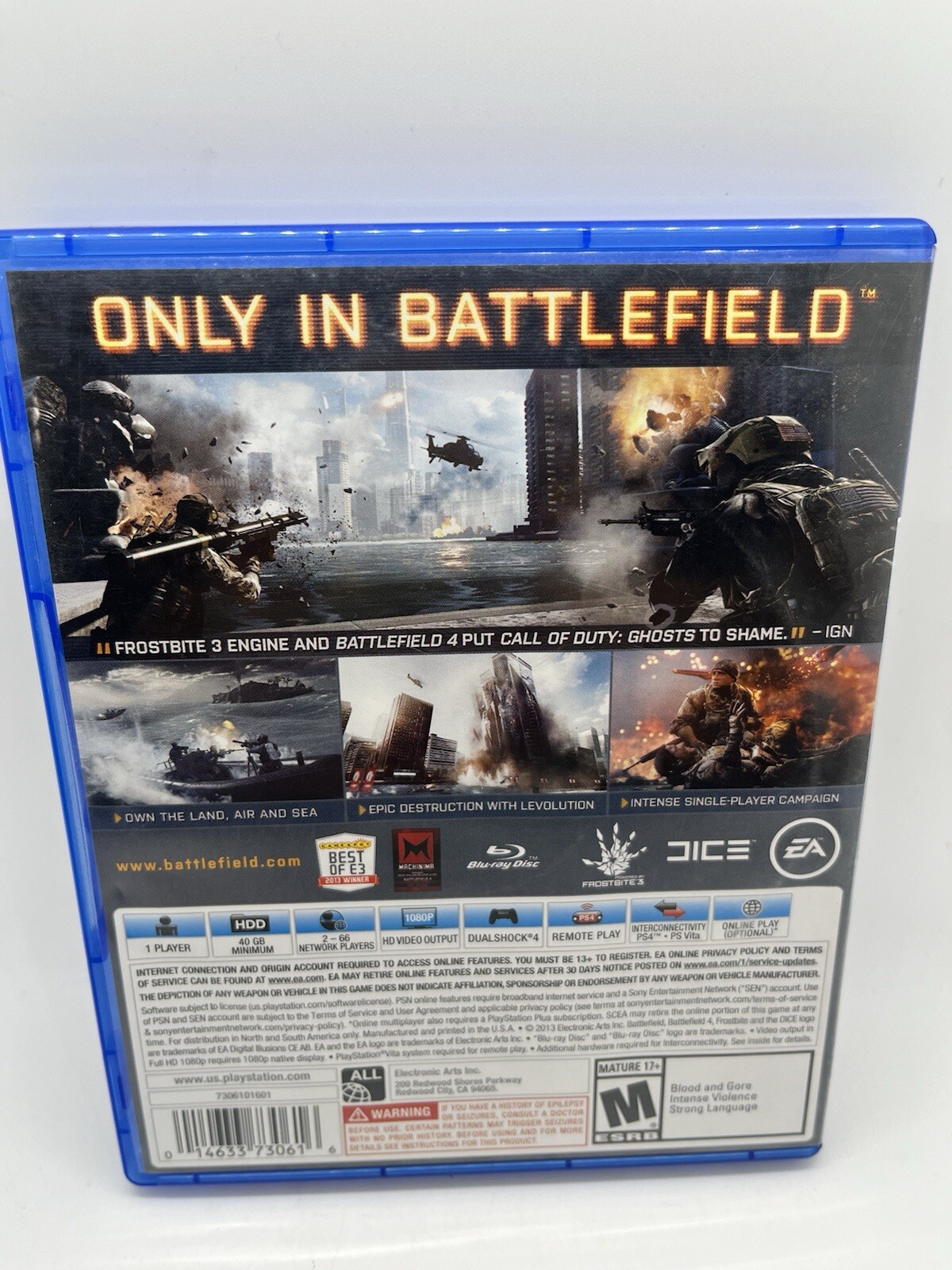 Battlefield 4 (Sony PlayStation 4, 2013) Complete – Tested