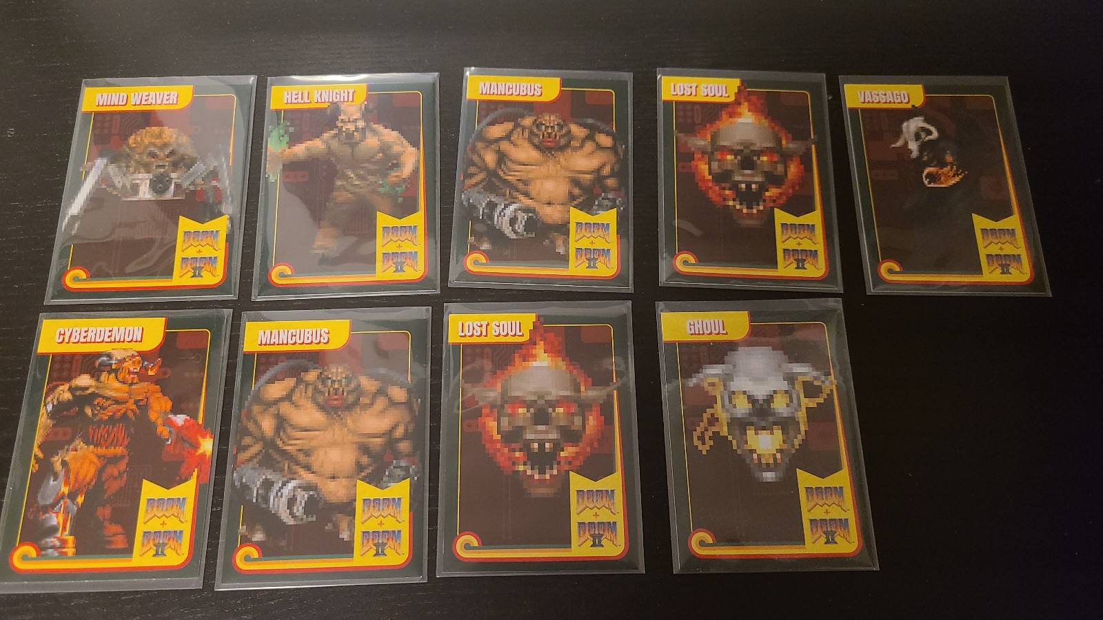 Lot of 9 Doom 1+2 Trading Cards Limited Run Games
