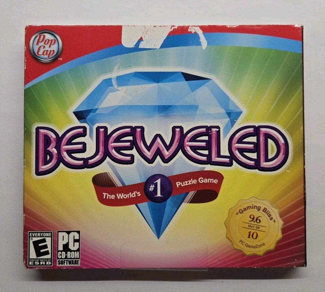 Bejeweled PC CD-ROM 2001 Pop Cap
