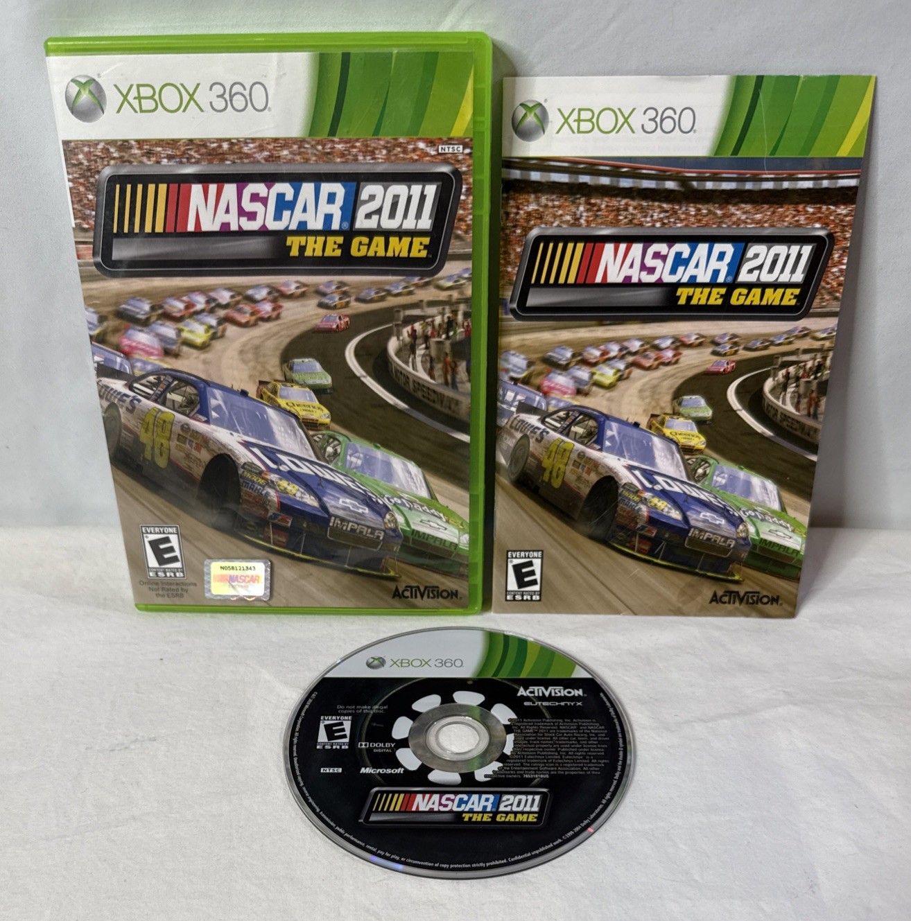 NASCAR The Game 2011 (Xbox 360, 2011) Complete Tested Working – Free Ship
