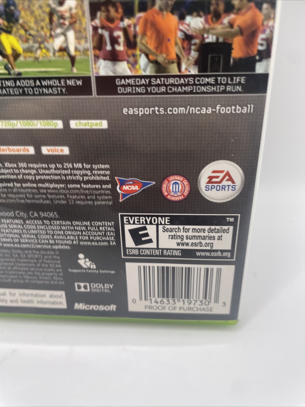NCAA Football 13 (Microsoft Xbox 360, 2012) – Complete with Inserts – TESTED