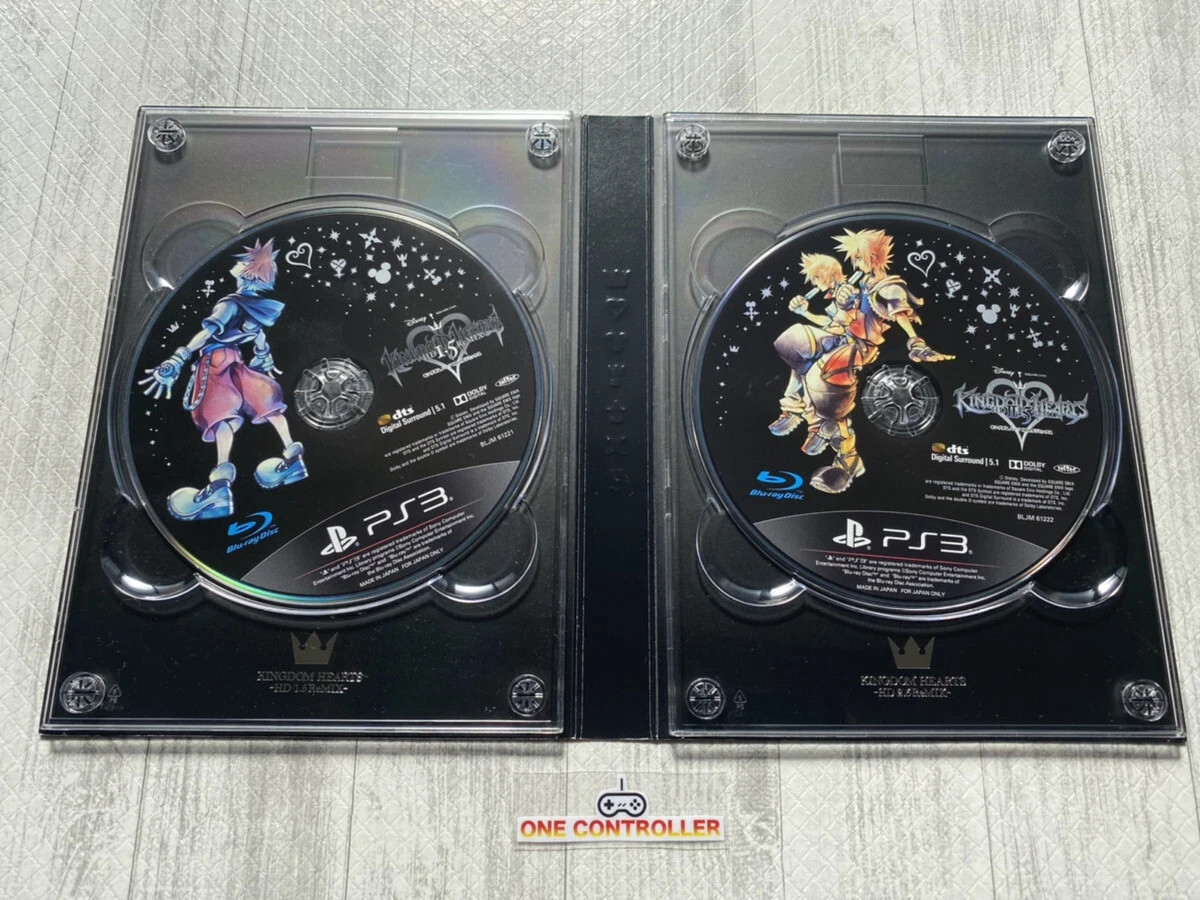 SONY PS 2 3 Kingdom Hearts Ⅰ＆Ⅱ & Final Mix & Starter Pack HD 1.5 + 2.5 Remix set