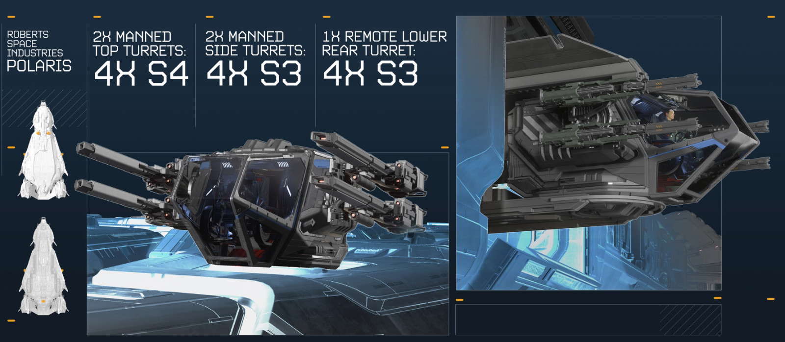 Star Citizen_RSI POLARIS_LTI (Lifetime Insurance) + QUASAR PAINT – Black Friday