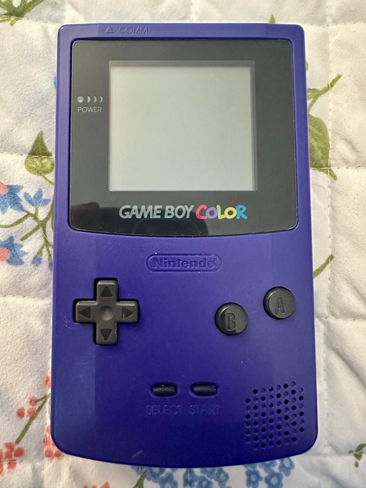 Nintendo Game Boy Color Purple (CGB-001 Handheld Console Tested & Works)