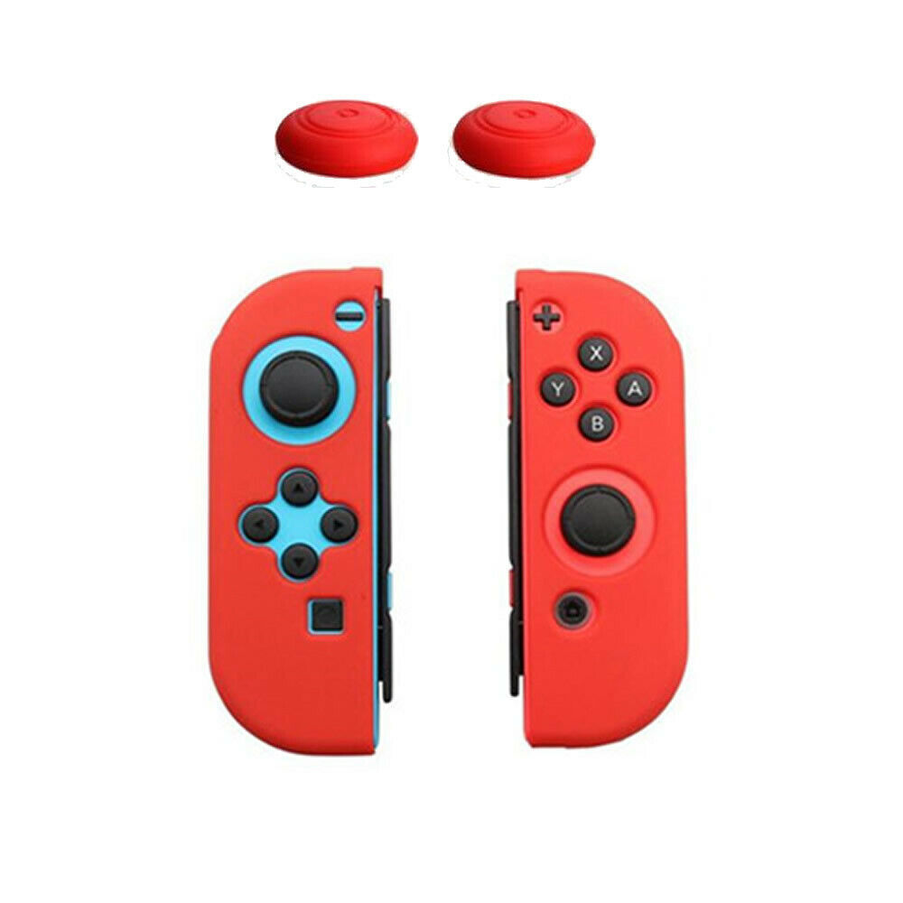 Silicone Rubber Skin Case Gel Cover Grip For Nintendo Switch Joy-Con Color