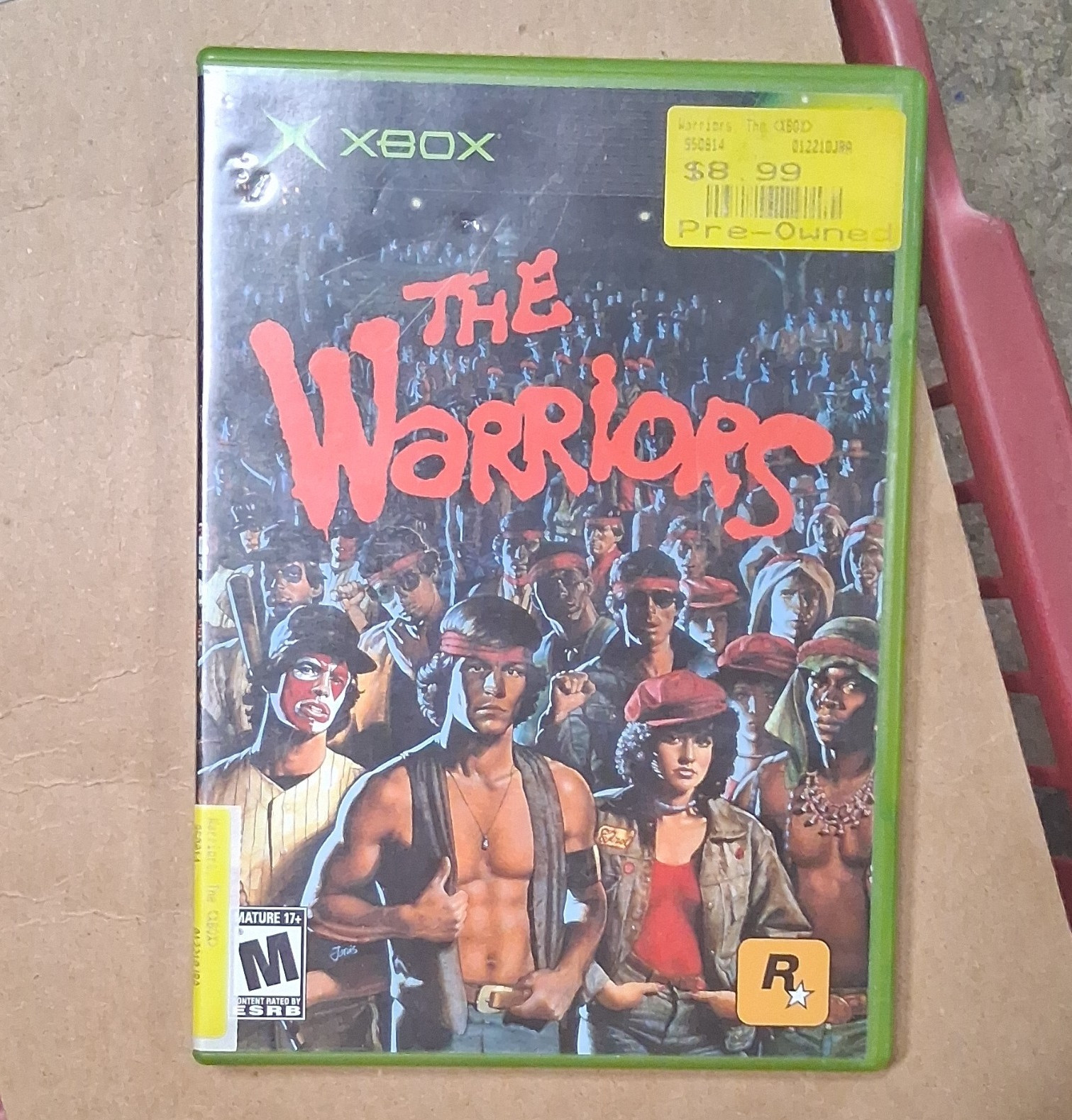 Rockstar Games The Warriors Microsoft Xbox w/ Case Disc 2005 M NTSC-U/C