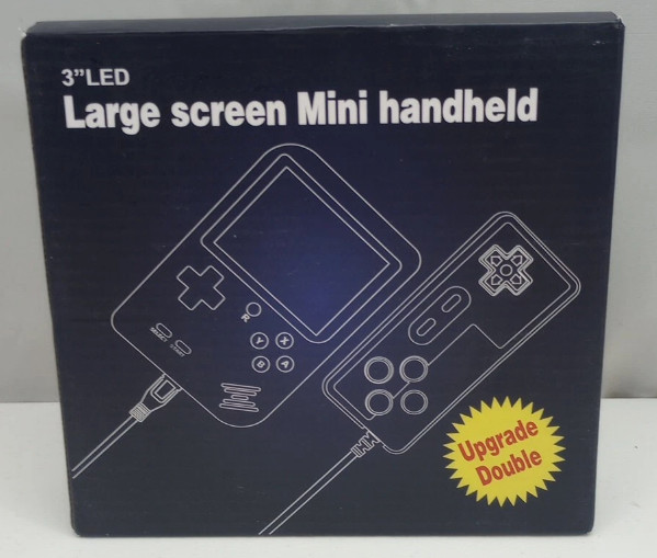 VIDEO GAME RETRO 3”LED LARGE SCREEN MINI HANDHELD THIS CAN CONNECT TO TV.128