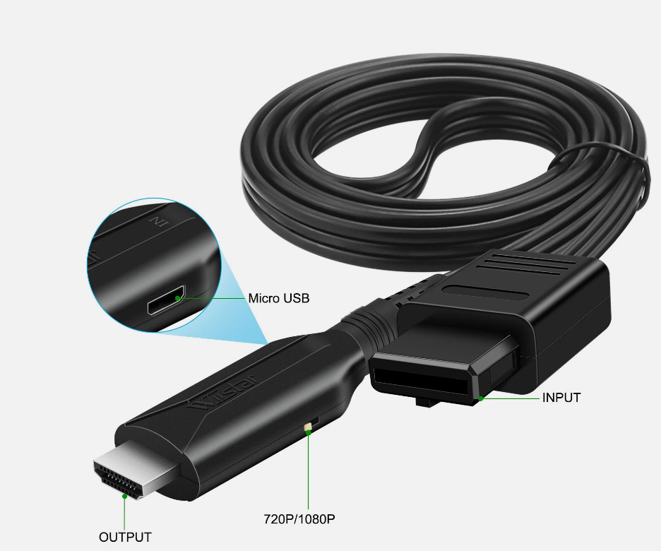 N64 To HDMI Converter Adapter 1080P HD Cable For Nintendo Gamecube NES SNES