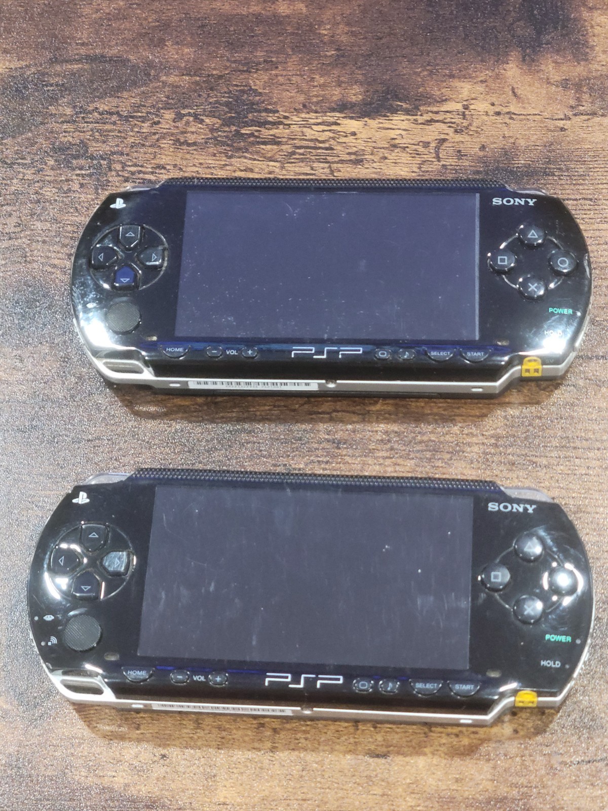 2 Sony PSP 1001 Handheld Consoles For Parts Or Repair AS IS No Battery