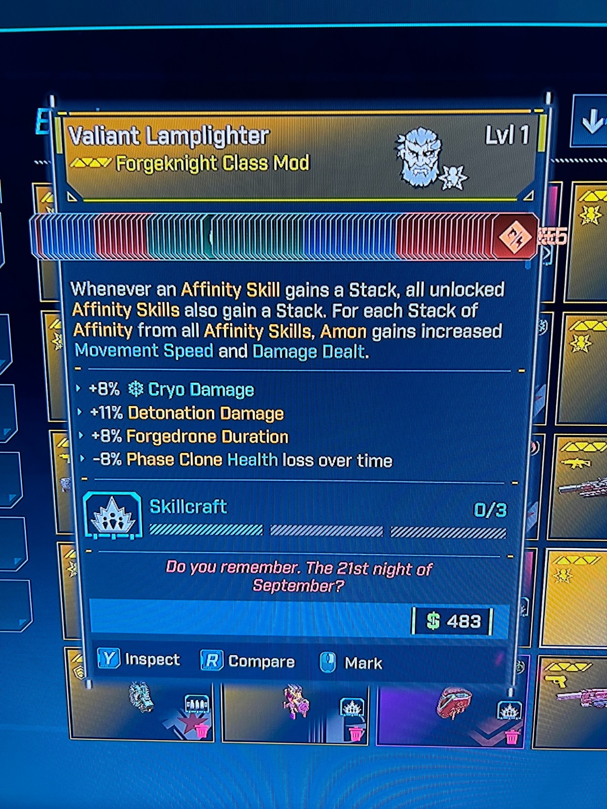 Borderlands 4✨ MODDED LEVEL 1 ONE LAMPLIGHTER AMON CLASS MOD BL4 ✅PC-PS-XBOX✨