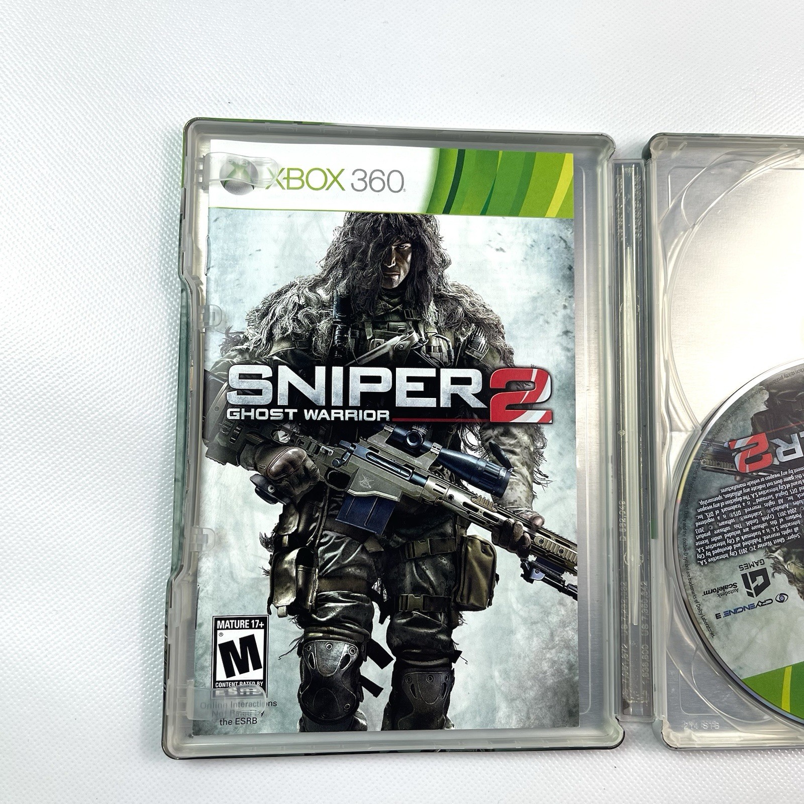 Sniper Ghost Warrior 2 Bulletproof Steelbook Edition Xbox 360 Video Game