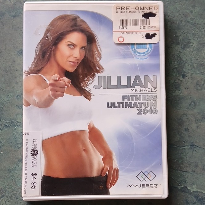 Majesco Jillian Michaels Fitness Ultimatum 2010 Nintendo Wii DVD Keep Case