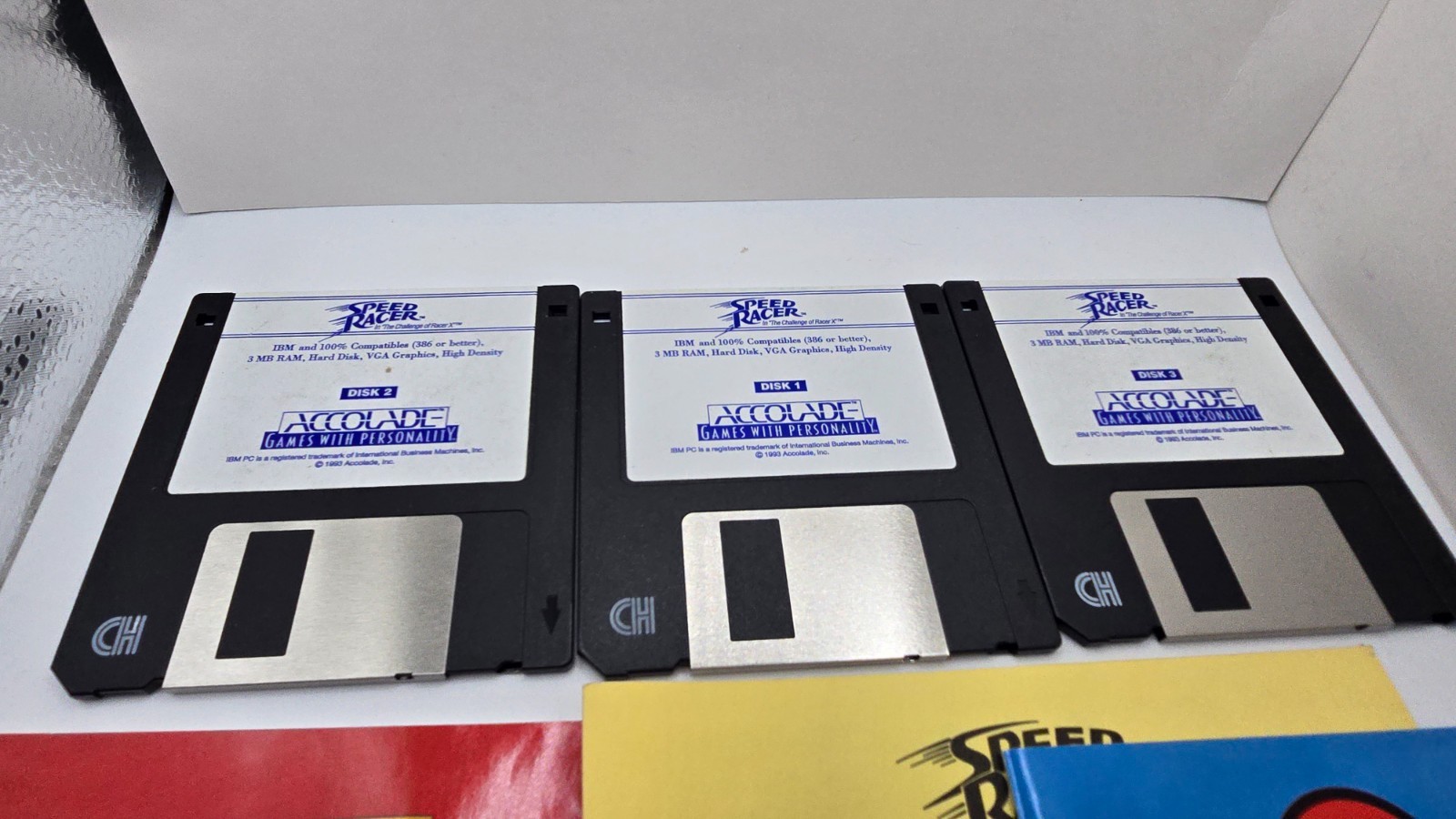 Speed Racer Accolade 3.5″ PC Computer Game Big Box Used
