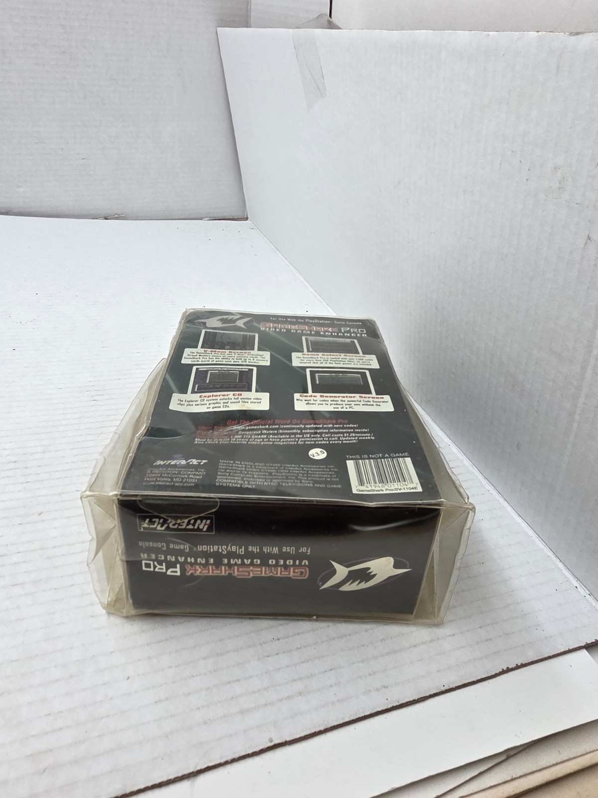 NEW Sealed W/Damaged box Game Shark Pro V 3.0 for PlayStation 1 Psone #G2