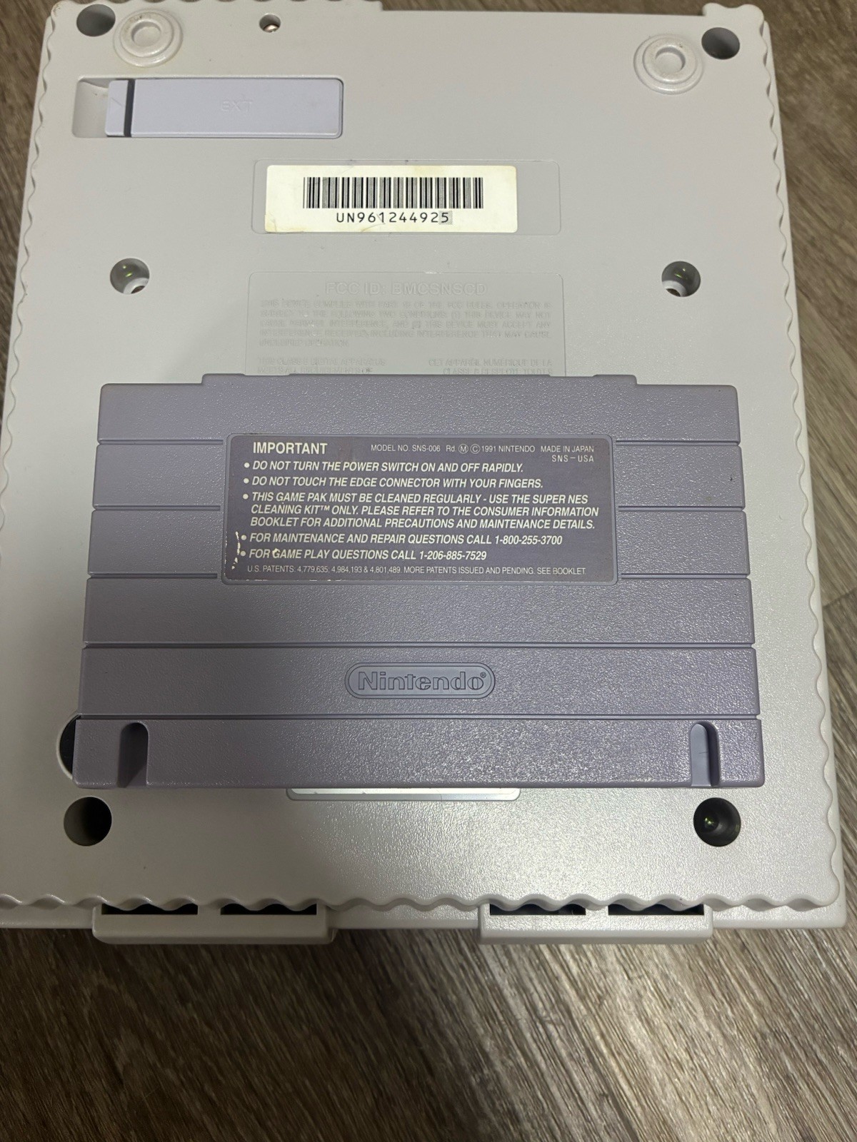 Super Nintendo (SNES) Console Bundle w/ Super Mario World