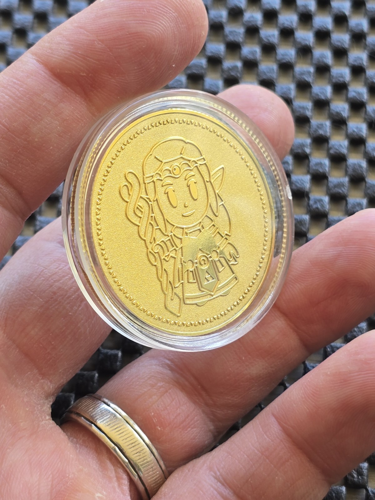 Legend of Zelda Echoes of Wisdom Preorder Bonus Coin Medal Rare Promo SWITCH NES