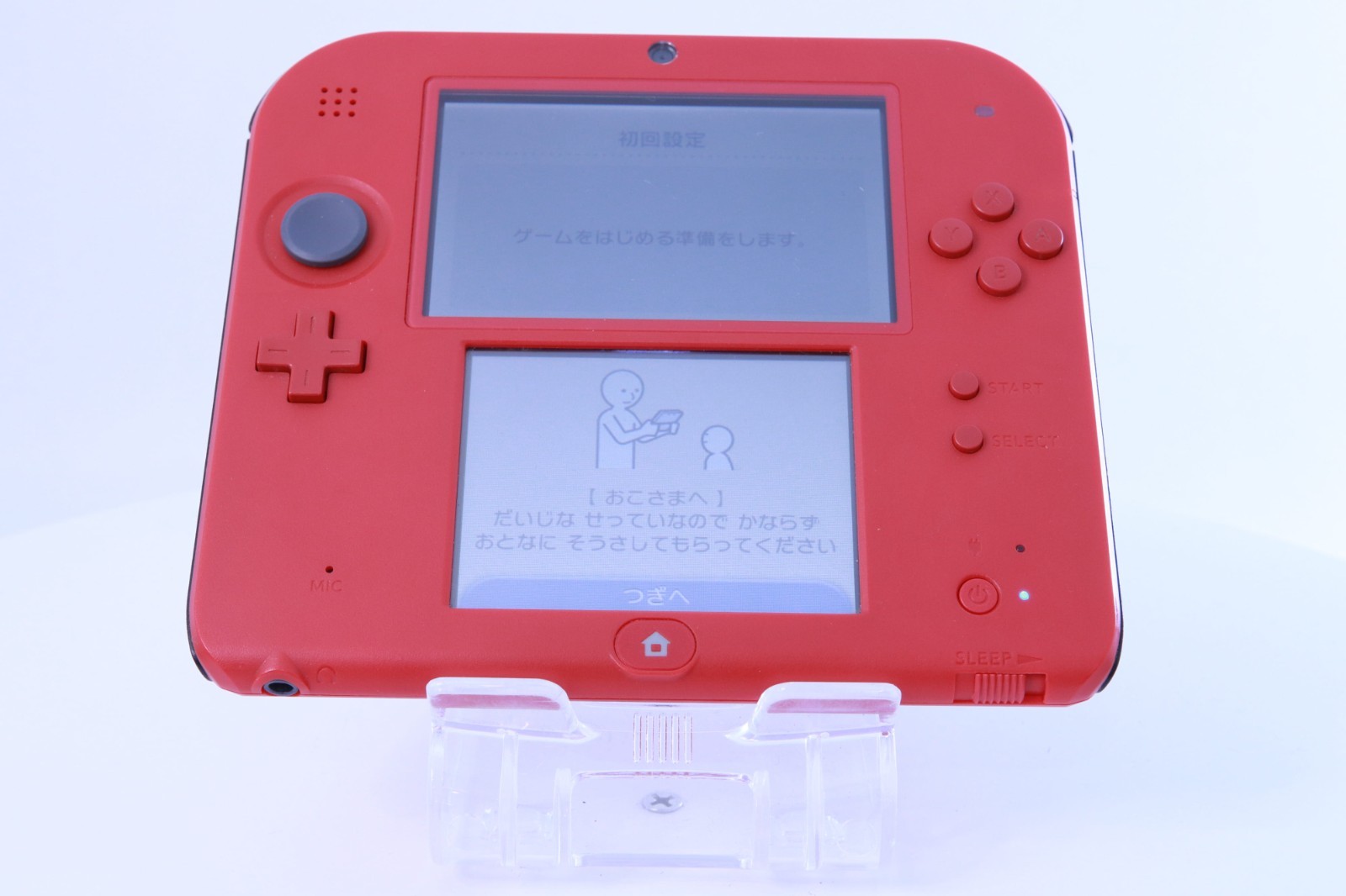 JP Game Nintendo 2DS Red [Rank:S]Region-locked